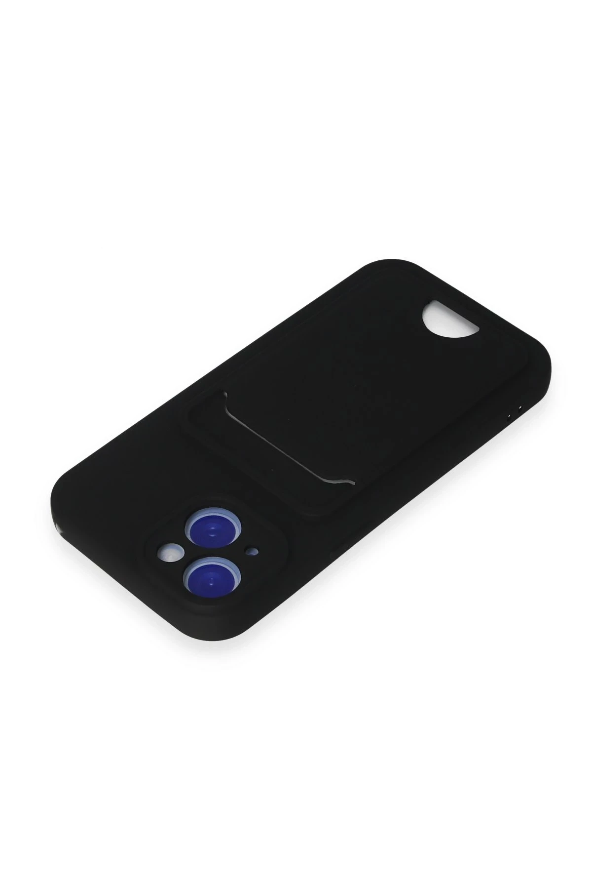 Newface Apple iPhone 15 Kılıf Kelvin Kartvizitli Silikon - Siyah — görsel 3