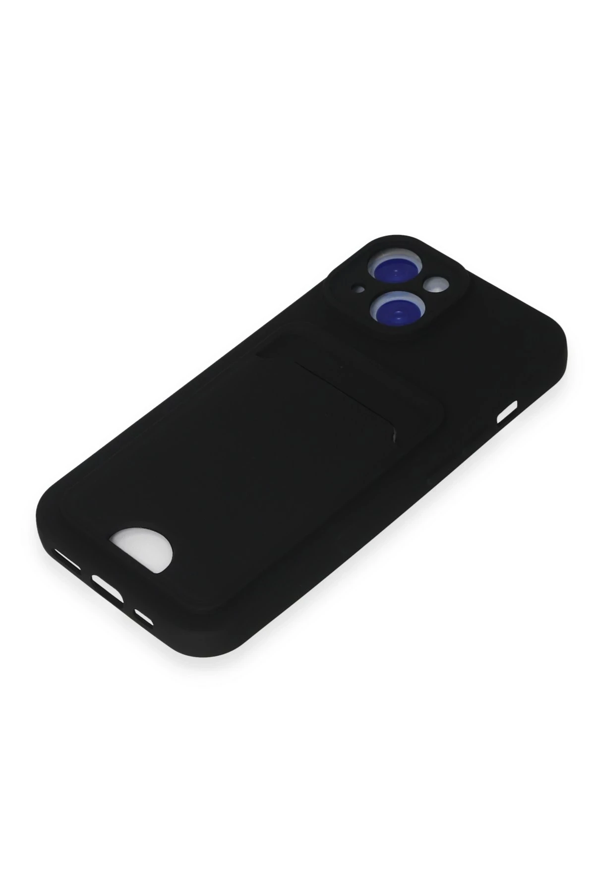 Newface Apple iPhone 15 Kılıf Kelvin Kartvizitli Silikon - Siyah — görsel 4