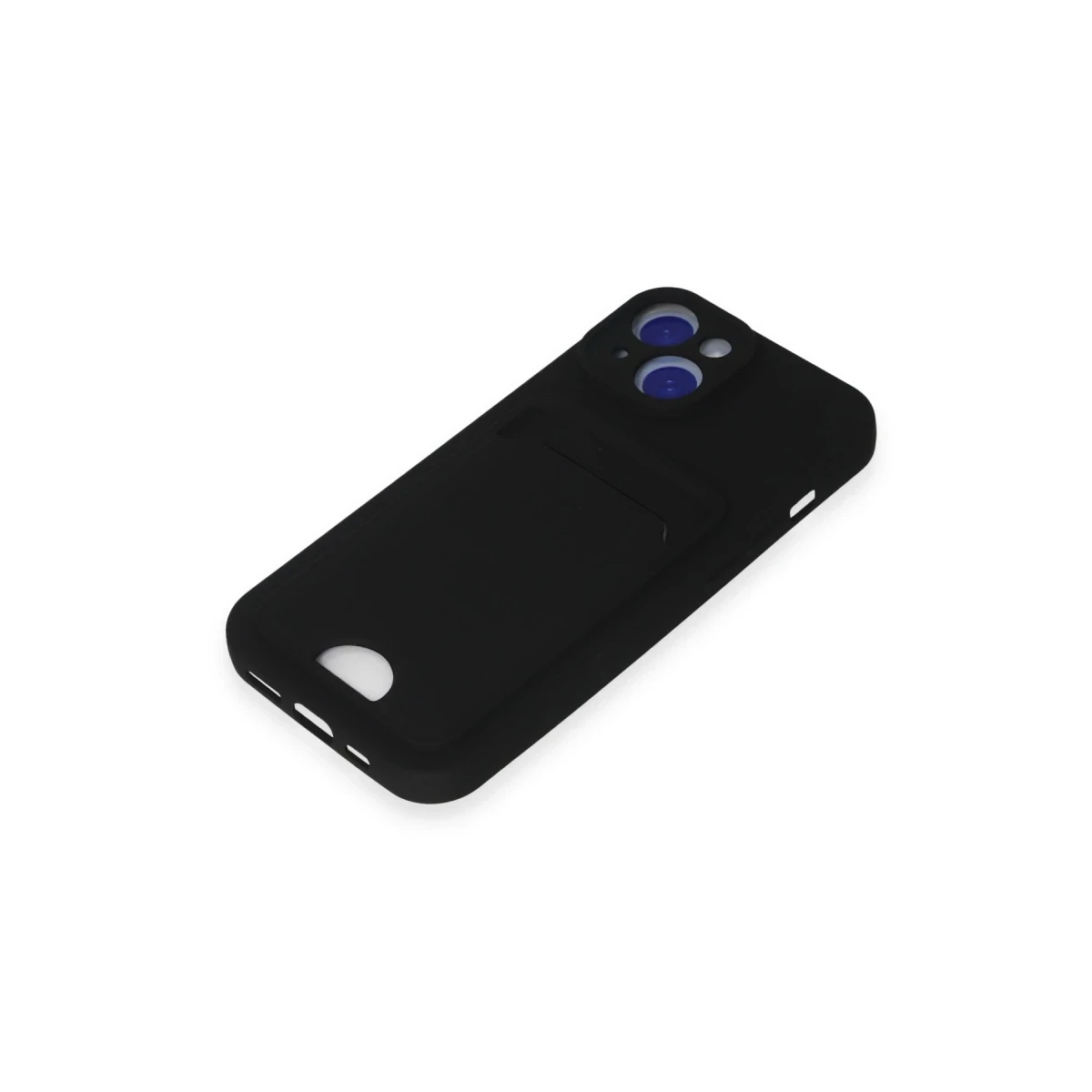 Newface Apple iPhone 15 Kılıf Kelvin Kartvizitli Silikon - Siyah — görsel 8
