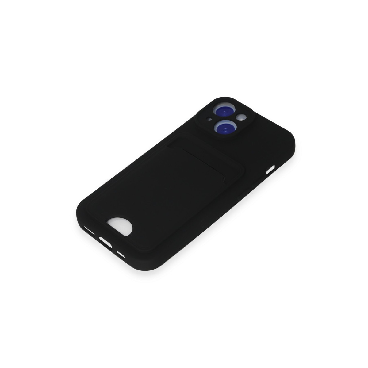 Newface Apple iPhone 15 Kılıf Kelvin Kartvizitli Silikon - Siyah — görsel 12