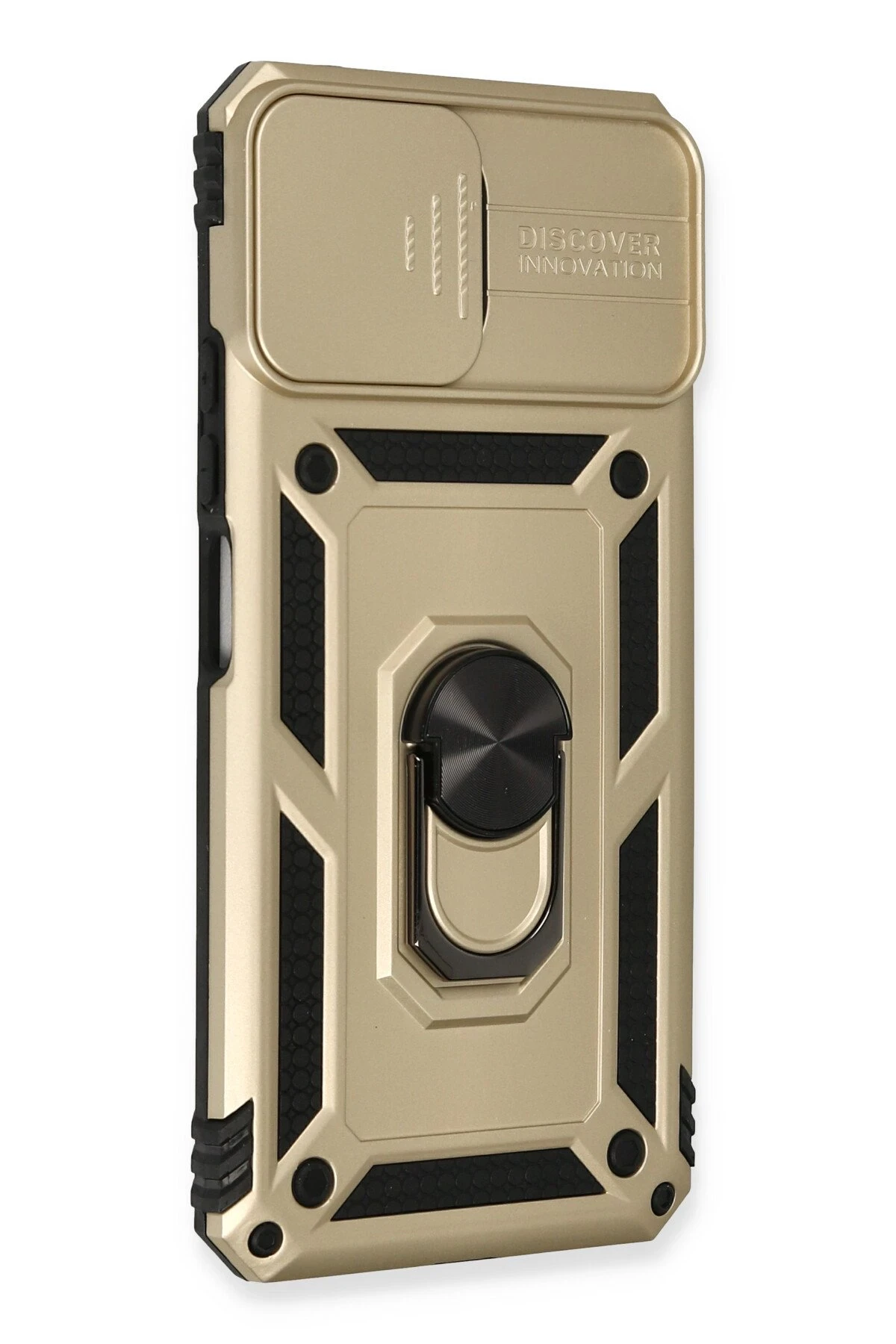 Newface Xiaomi Mİ 11 Lite Kılıf Pars Lens Yüzüklü Silikon - Gold