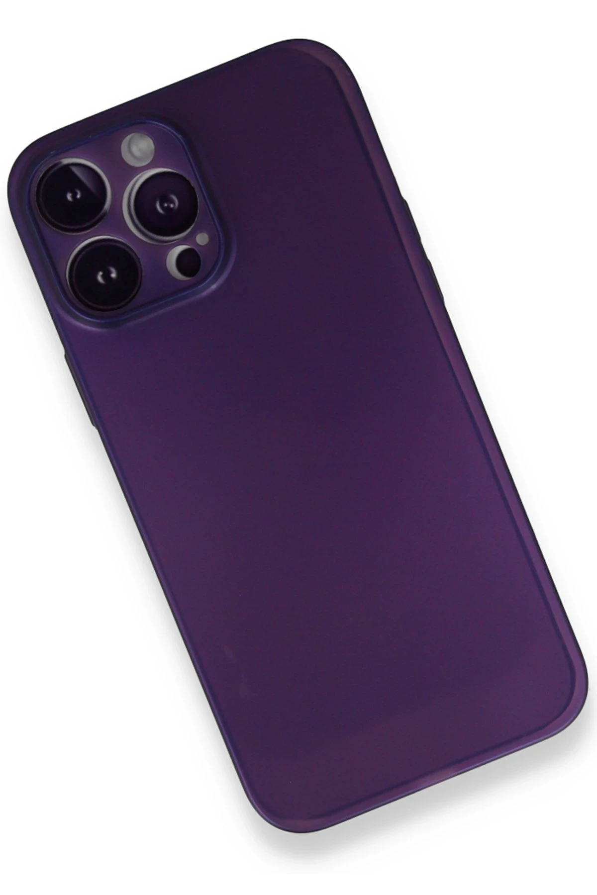 Newface iPhone 14 Pro Max Kılıf PP Ultra İnce Kapak - Mor