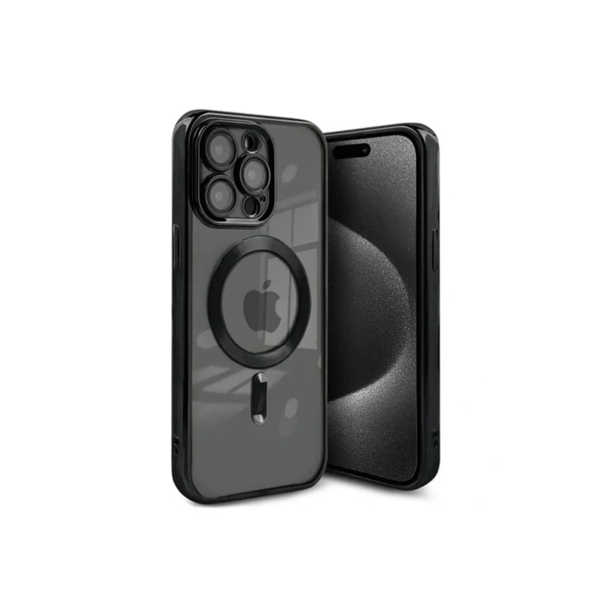 Newface Apple iPhone 15 Pro Kılıf Kross Magneticsafe Kapak - Siyah — görsel 6