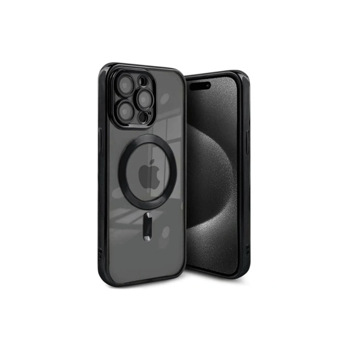 Newface Apple iPhone 15 Pro Kılıf Kross Magneticsafe Kapak - Siyah — görsel 11