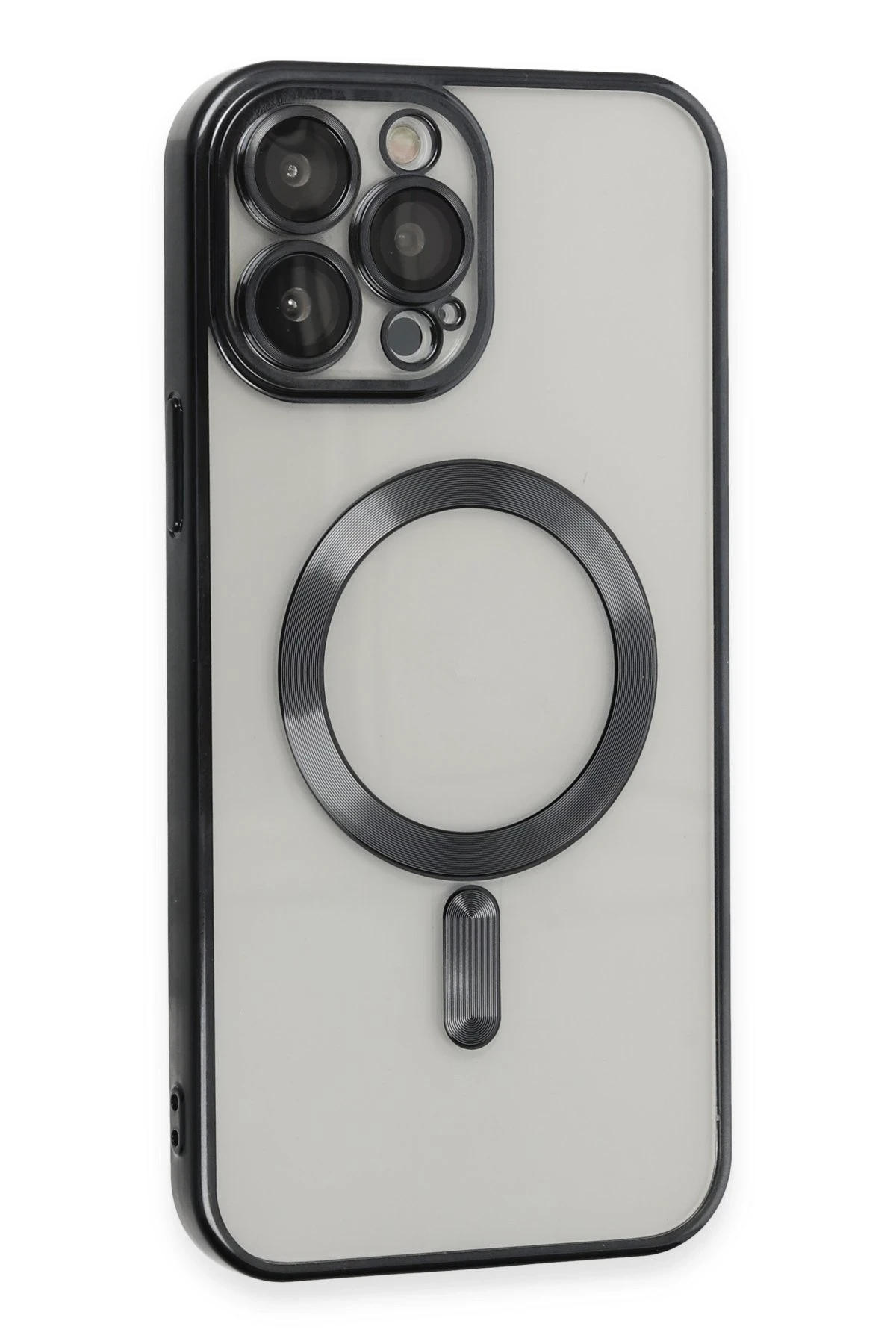 Newface iPhone 15 Pro Kılıf Kross Magneticsafe Kapak - Siyah