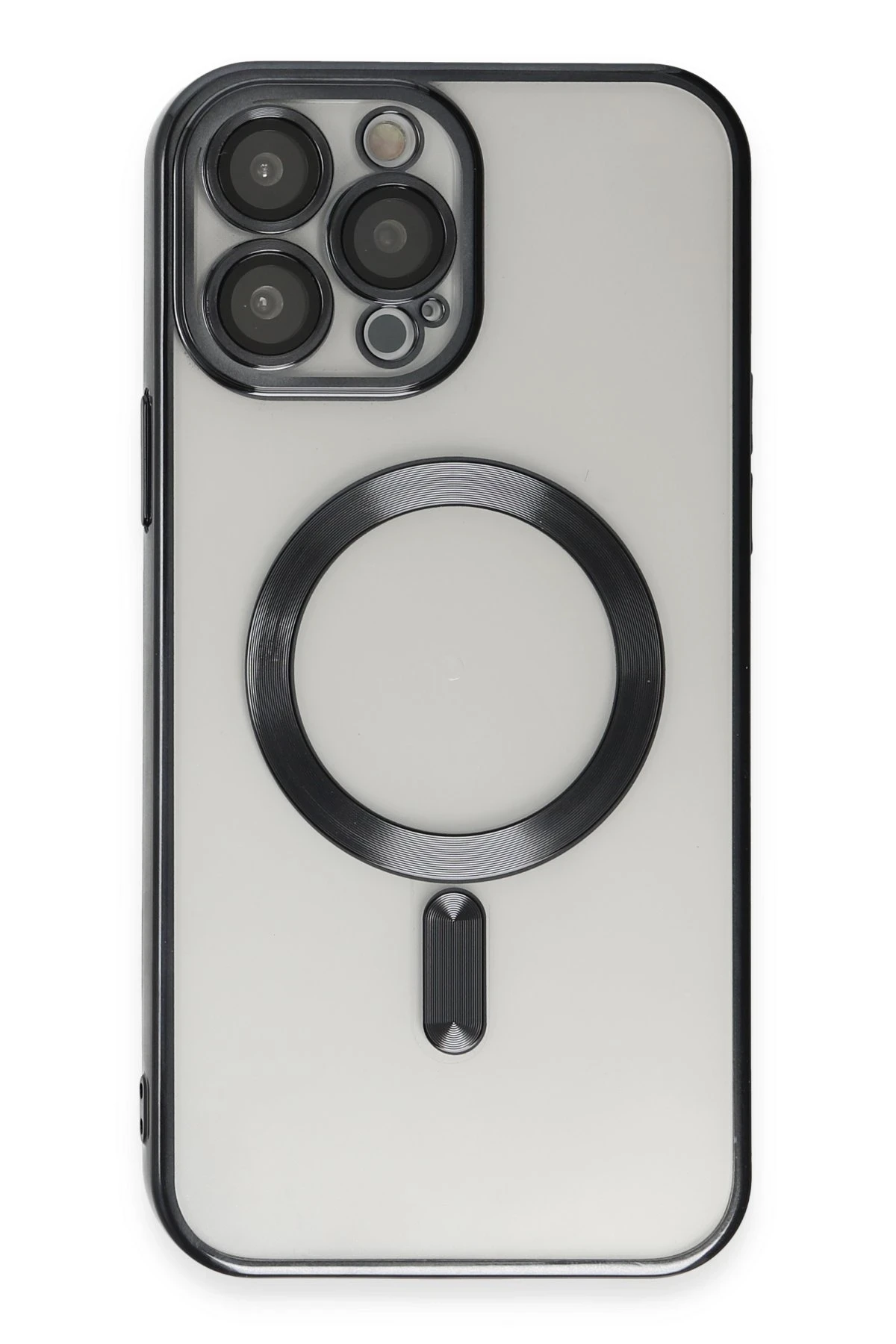 Newface iPhone 15 Pro Kılıf Kross Magneticsafe Kapak - Siyah
