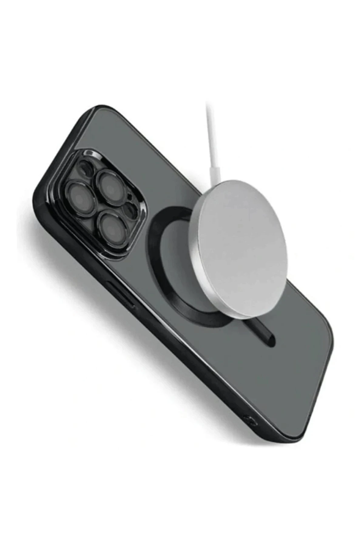 Newface iPhone 15 Pro Kılıf Kross Magneticsafe Kapak - Siyah