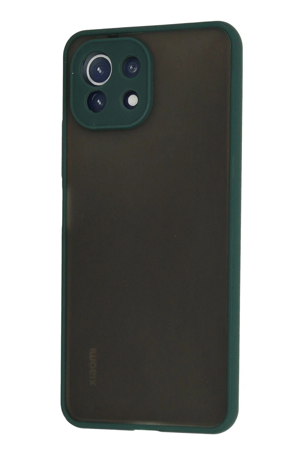 Newface Xiaomi Mİ 11 Lite Kılıf Montreal Silikon Kapak - Yeşil