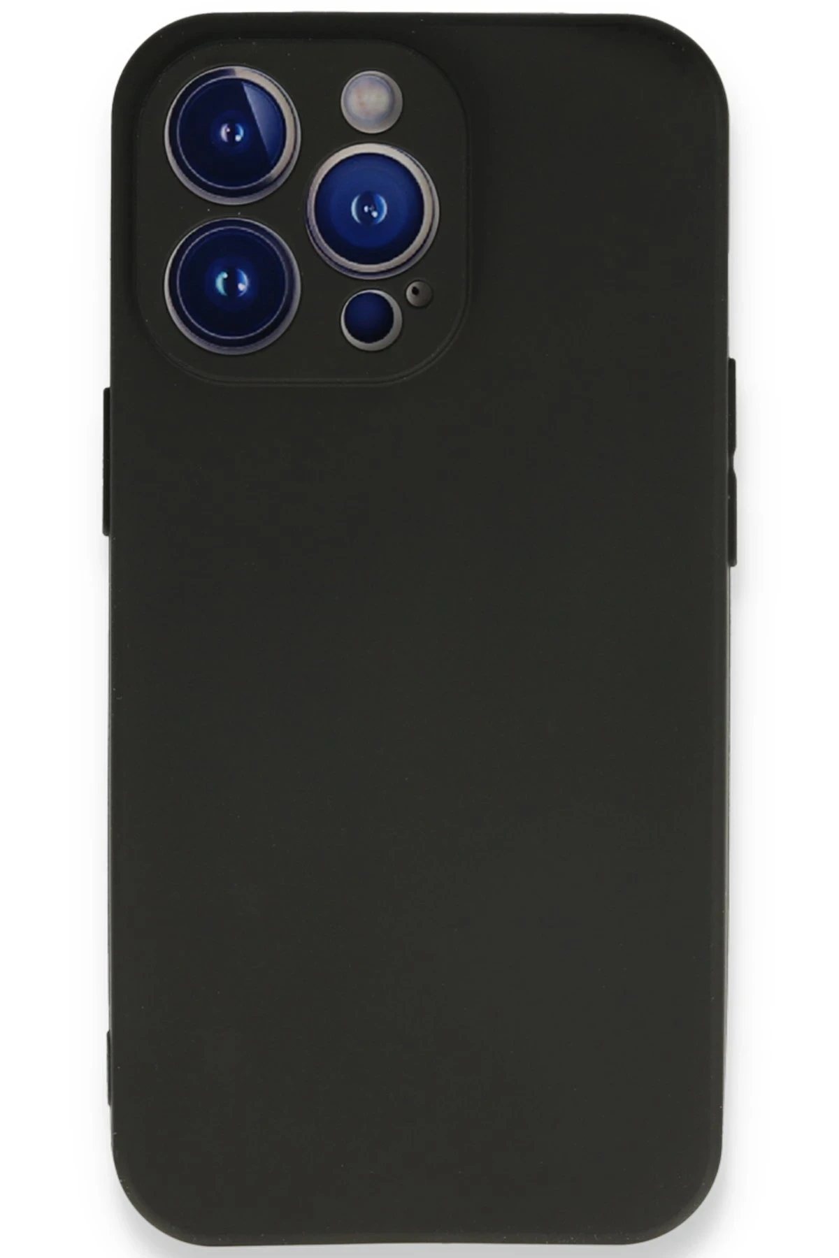 Newface iPhone 14 Pro Max Kılıf First Silikon - Siyah