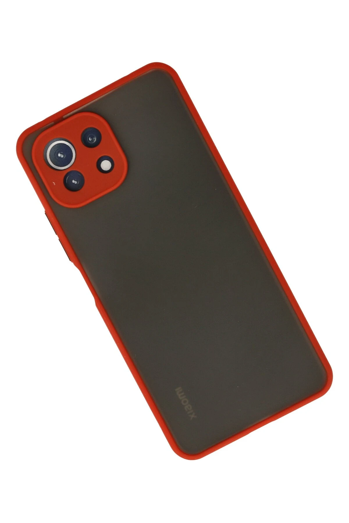 Newface Xiaomi Mİ 11 Lite Kılıf Montreal Silikon Kapak - Kırmızı