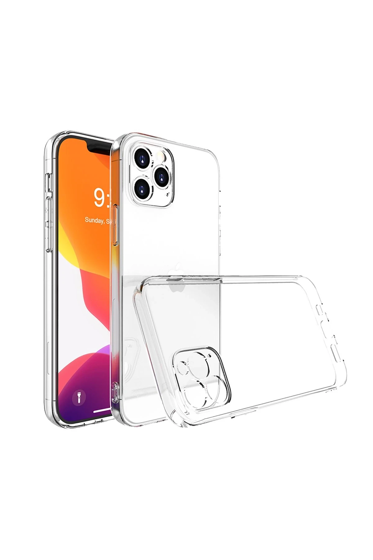 Newface iPhone 14 Pro Kılıf Lüx Şeffaf Silikon