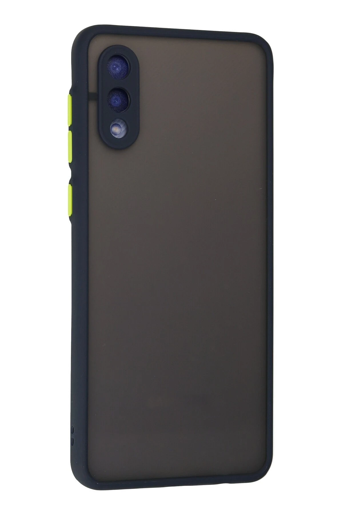 Newface Samsung Galaxy A02 Kılıf Montreal Silikon Kapak - Lacivert