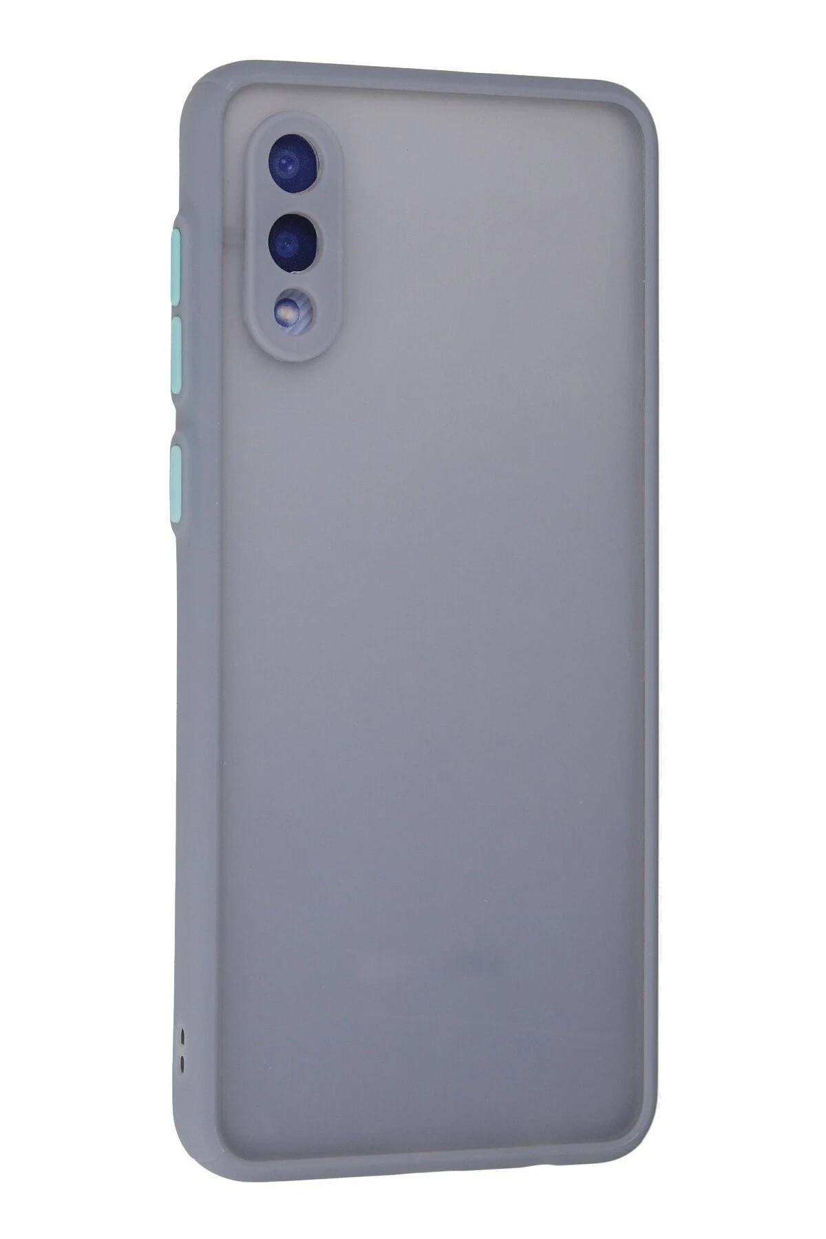 Newface Samsung Galaxy A02 Kılıf Montreal Silikon Kapak - Gri