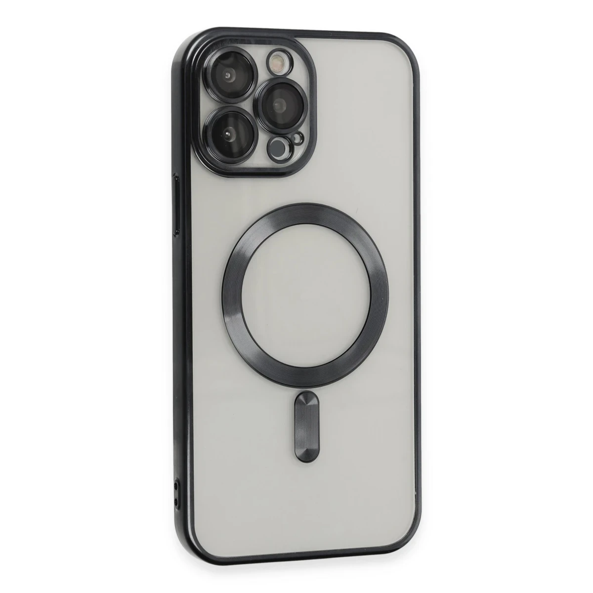 Newface Apple iPhone 15 Pro Max Kılıf Kross Magneticsafe Kapak - Siyah — görsel 7