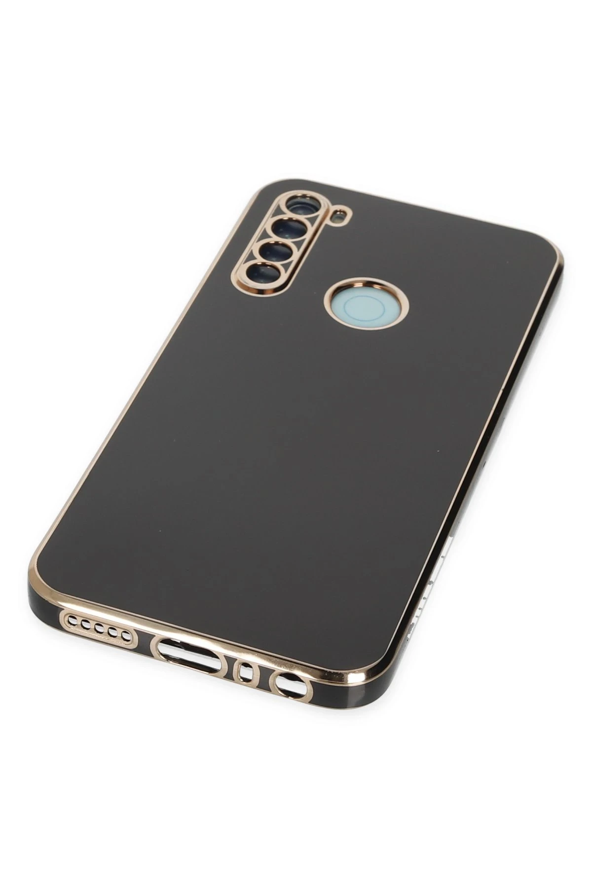 Newface Xiaomi Redmi Note 8 Kılıf Volet Silikon - Siyah
