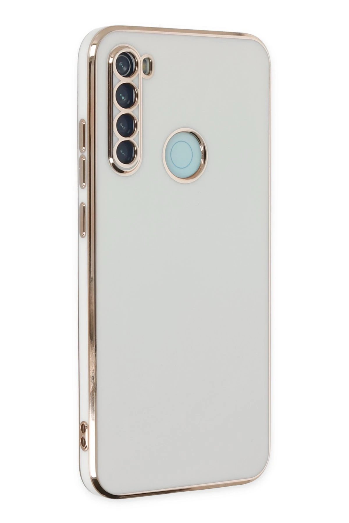 Newface Xiaomi Redmi Note 8 Kılıf Volet Silikon - Beyaz