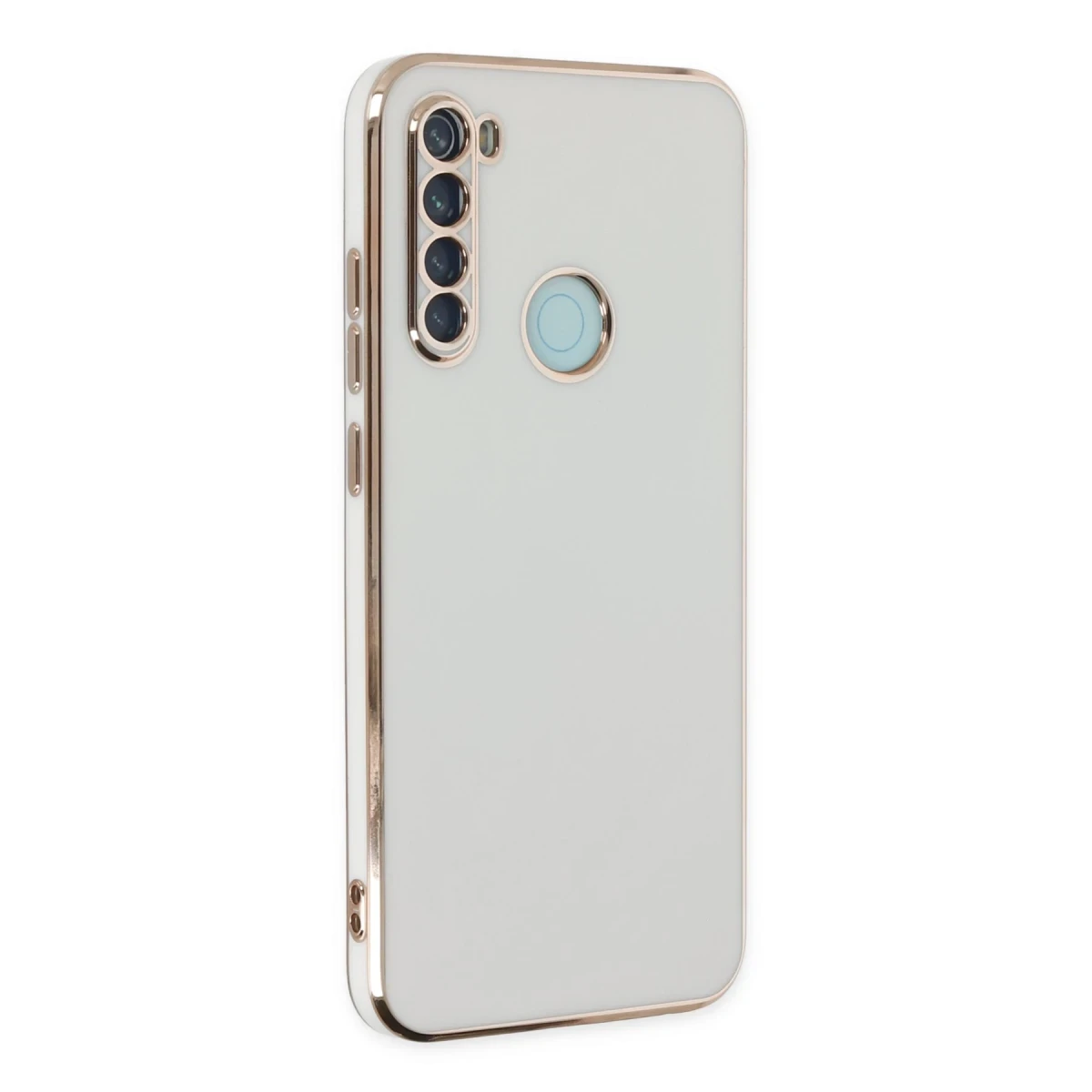 Newface Xiaomi Redmi Note 8 Kılıf Volet Silikon - Beyaz