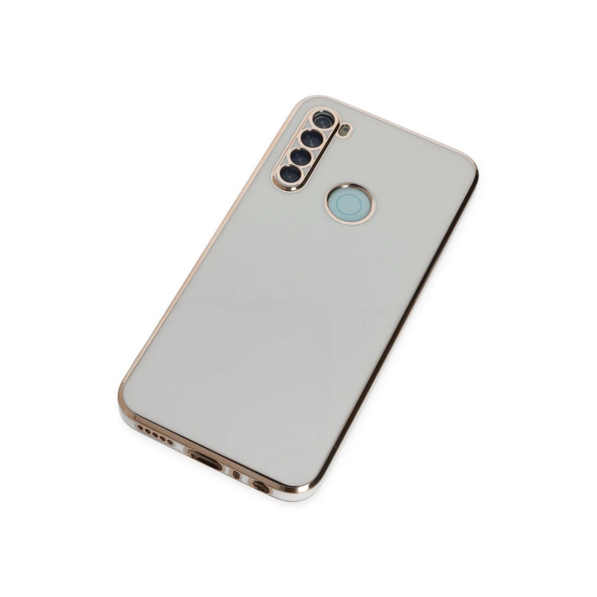 Newface Xiaomi Redmi Note 8 Kılıf Volet Silikon - Beyaz