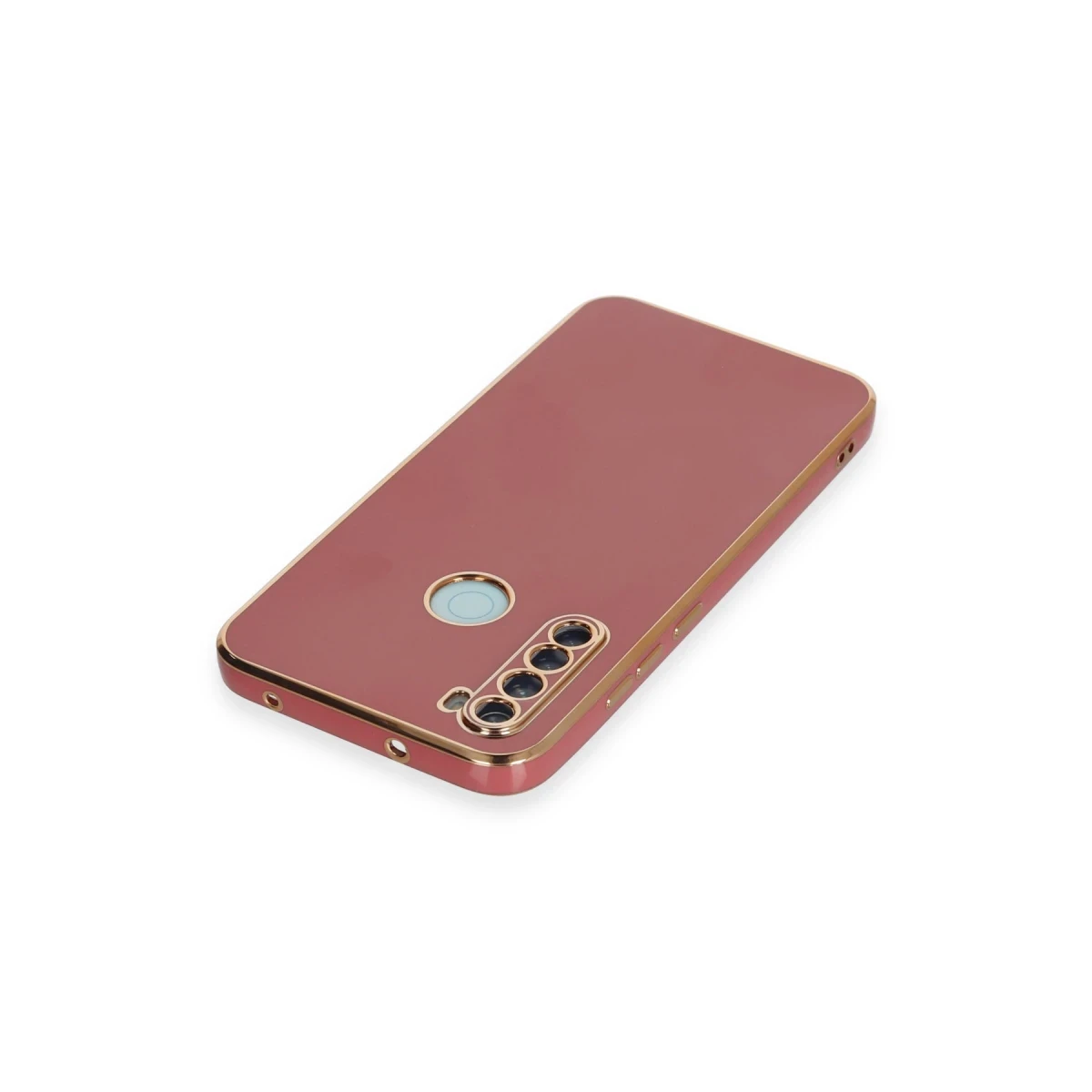 Newface Xiaomi Redmi Note 8 Kılıf Volet Silikon - Kırmızı