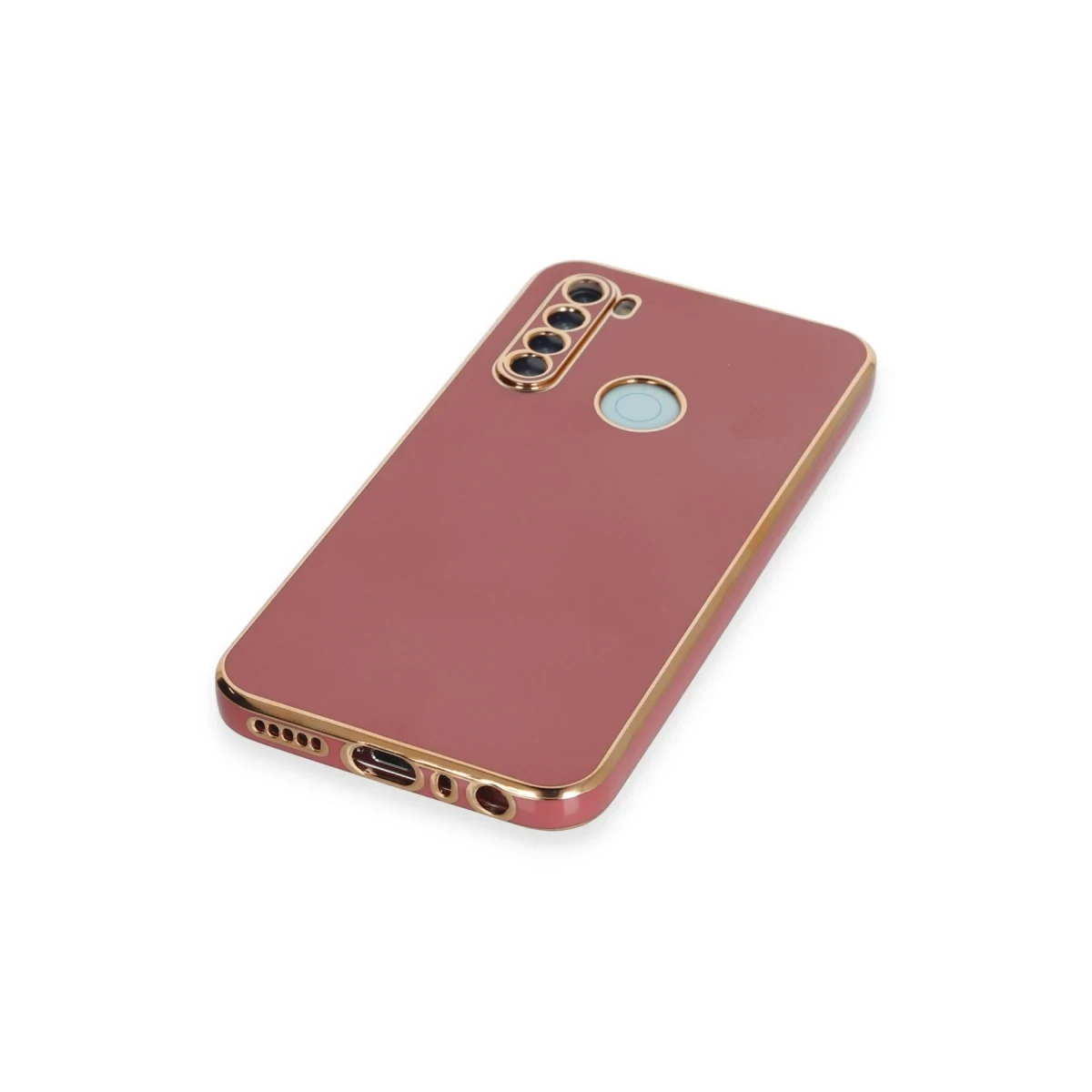 Newface Xiaomi Redmi Note 8 Kılıf Volet Silikon - Kırmızı