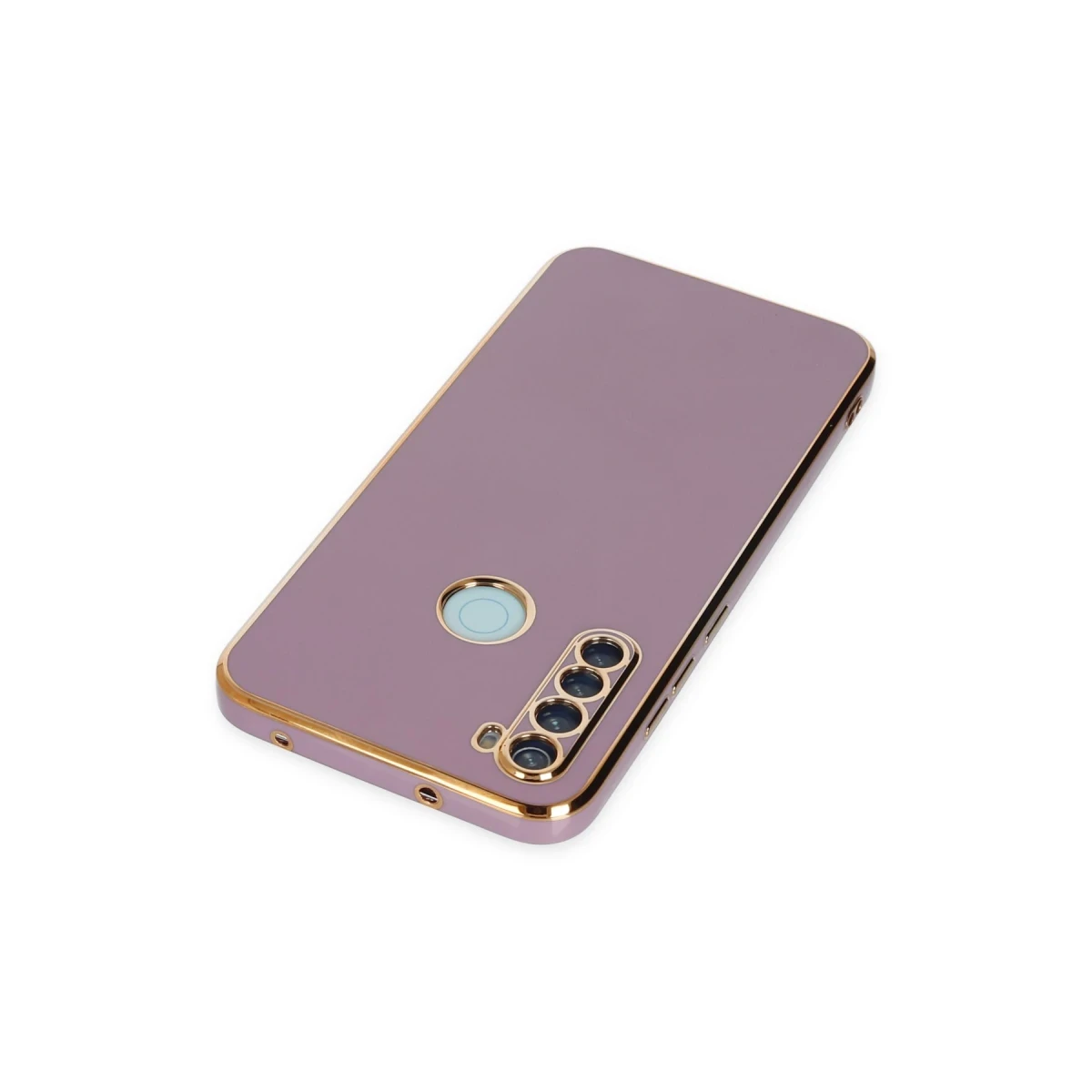 Newface Xiaomi Redmi Note 8 Kılıf Volet Silikon - Mor