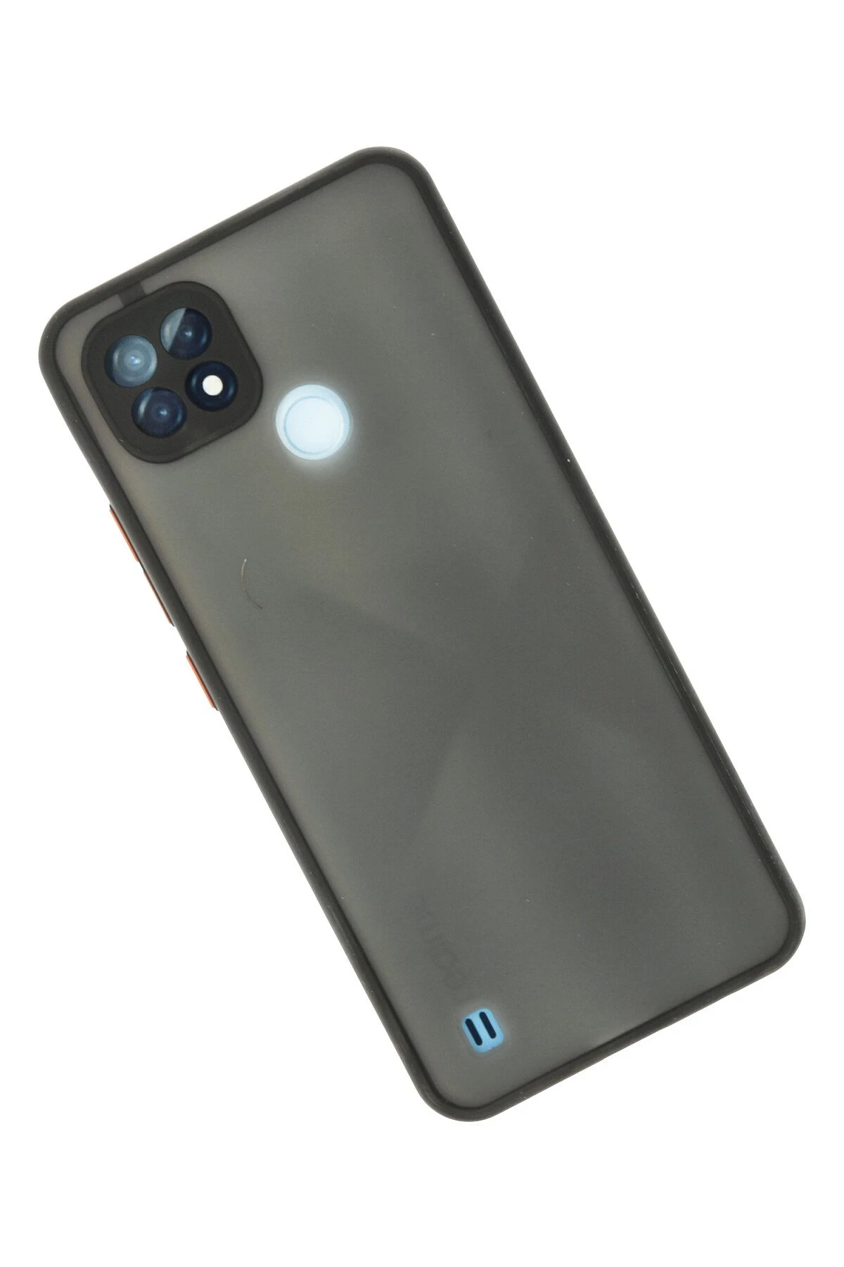 Newface Realme C21 Kılıf Montreal Silikon Kapak - Siyah