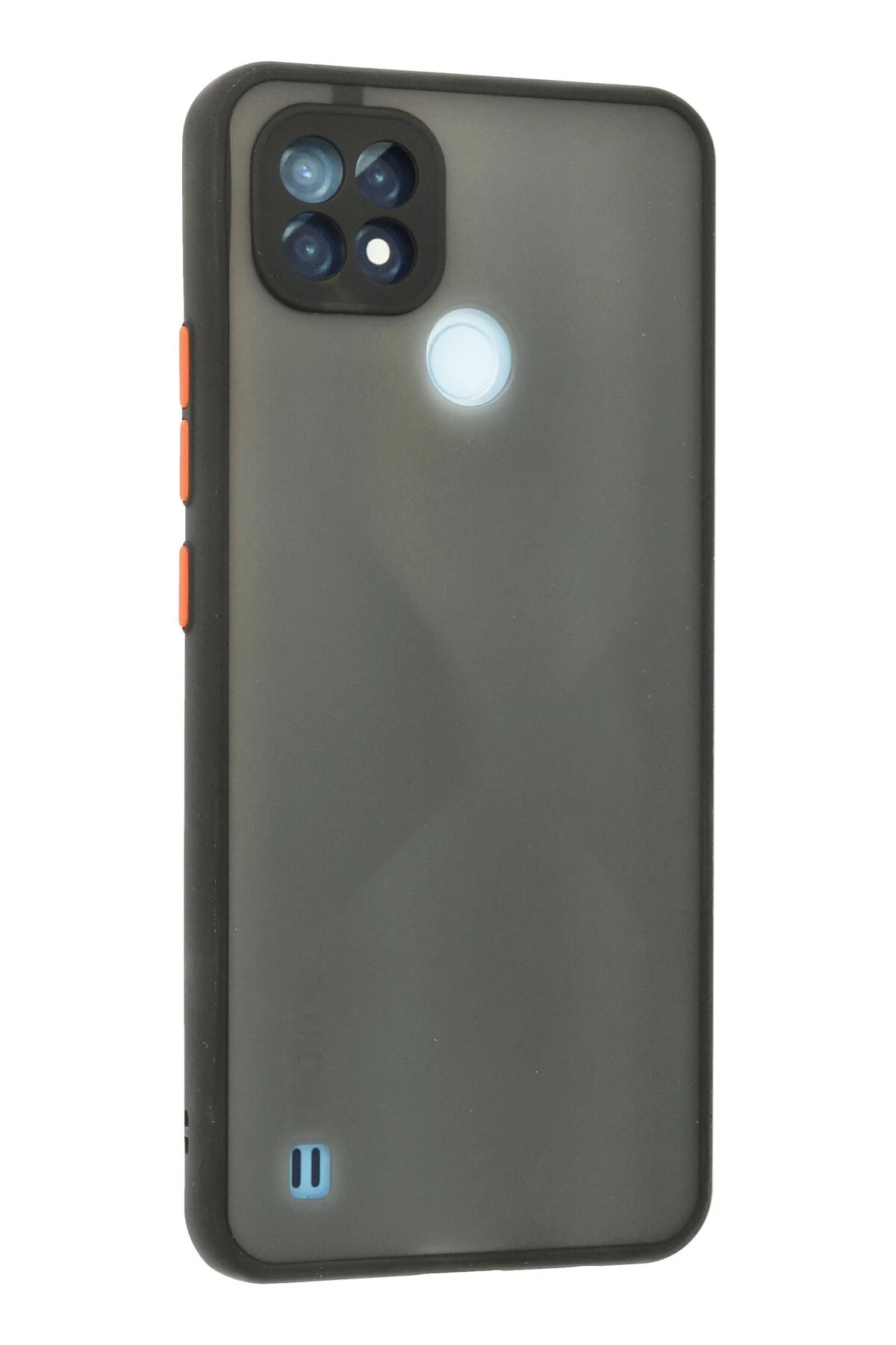 Newface Realme C21 Kılıf Montreal Silikon Kapak - Siyah