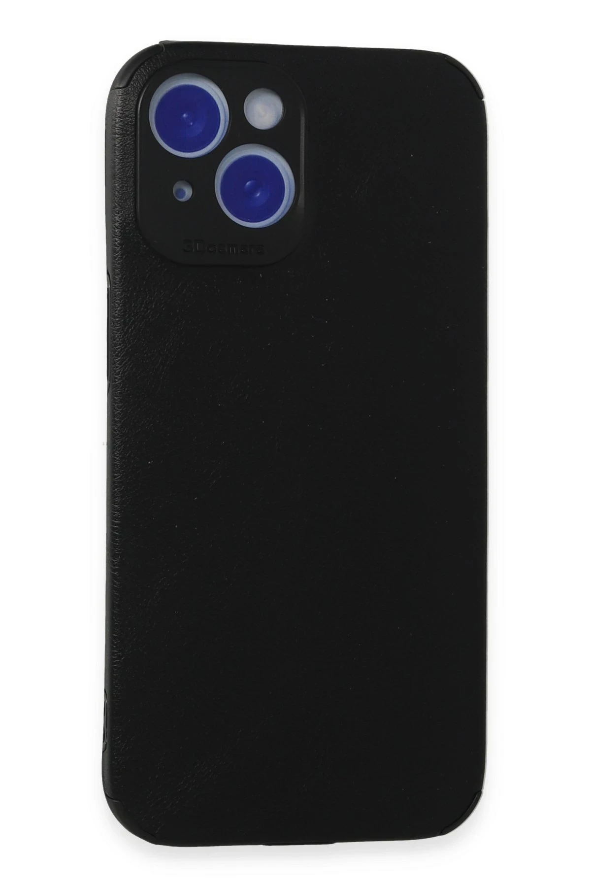Newface Apple iPhone 15 Kılıf Loop Deri Silikon - Siyah
