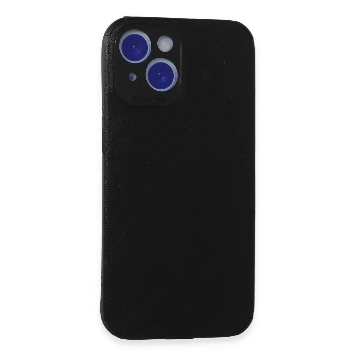 Newface Apple iPhone 15 Kılıf Loop Deri Silikon - Siyah — görsel 5