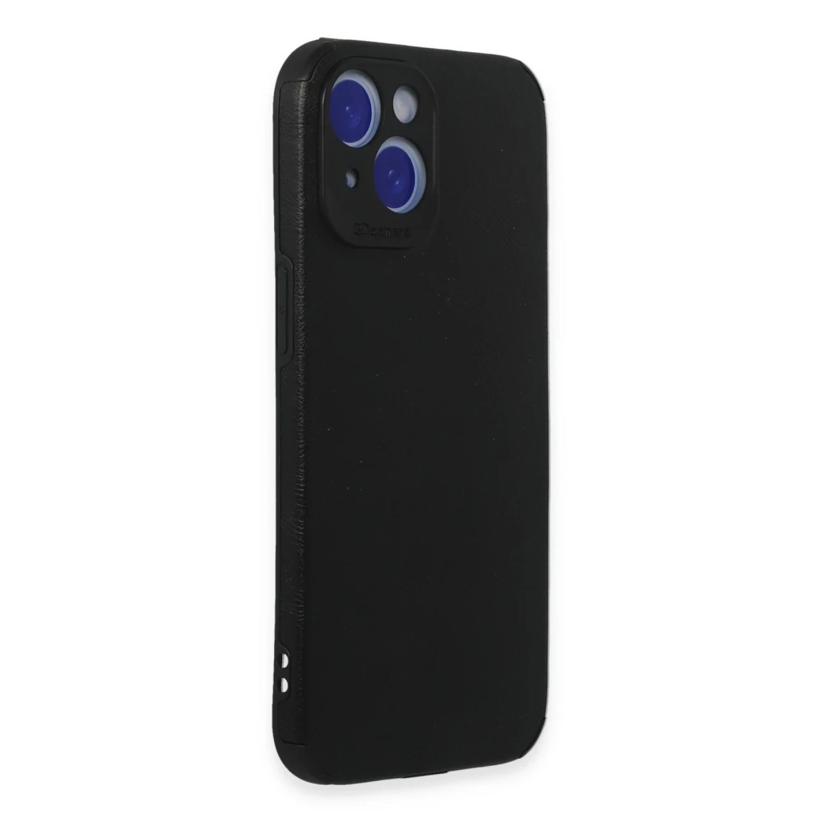 Newface Apple iPhone 15 Kılıf Loop Deri Silikon - Siyah — görsel 6
