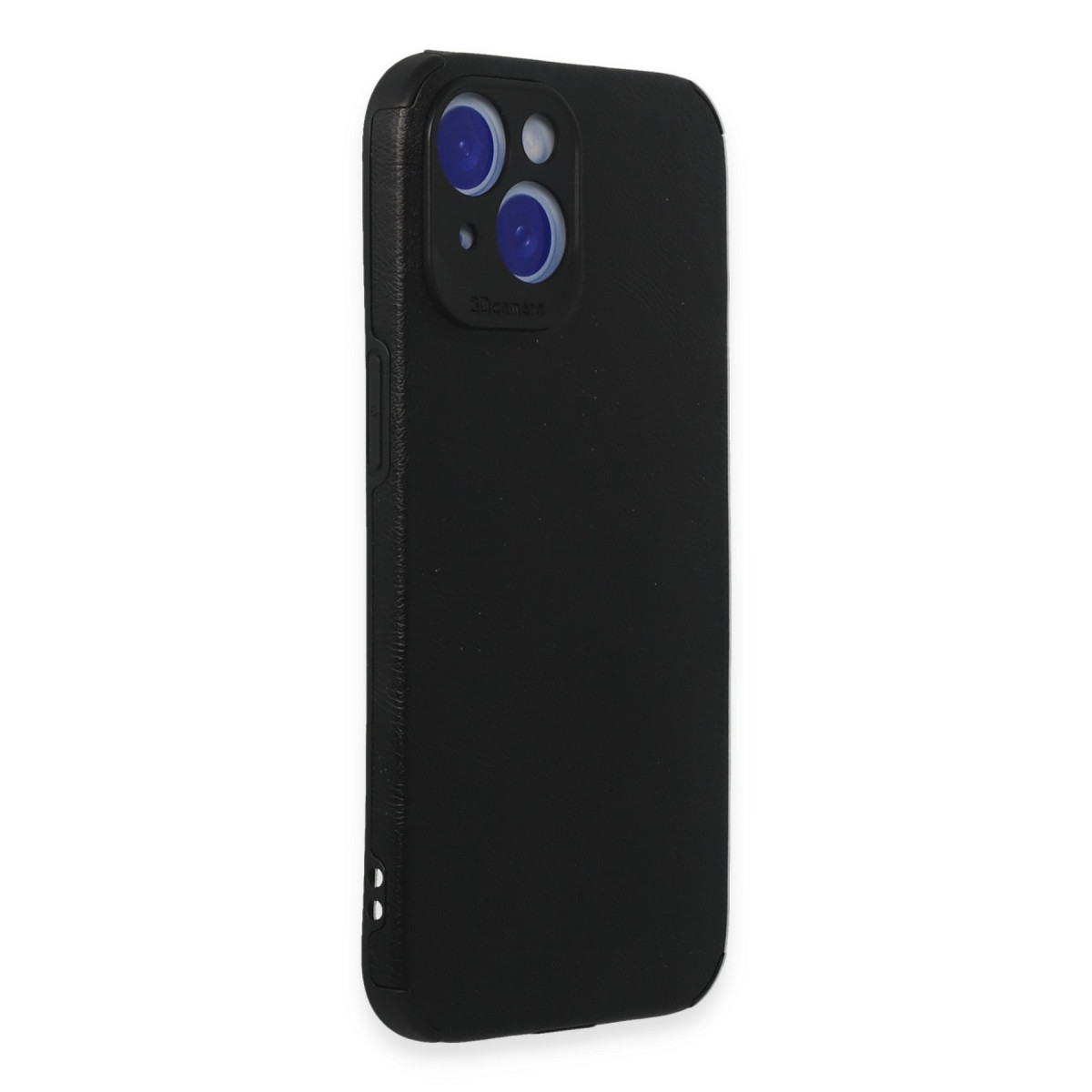 Newface Apple iPhone 15 Kılıf Loop Deri Silikon - Siyah — görsel 10