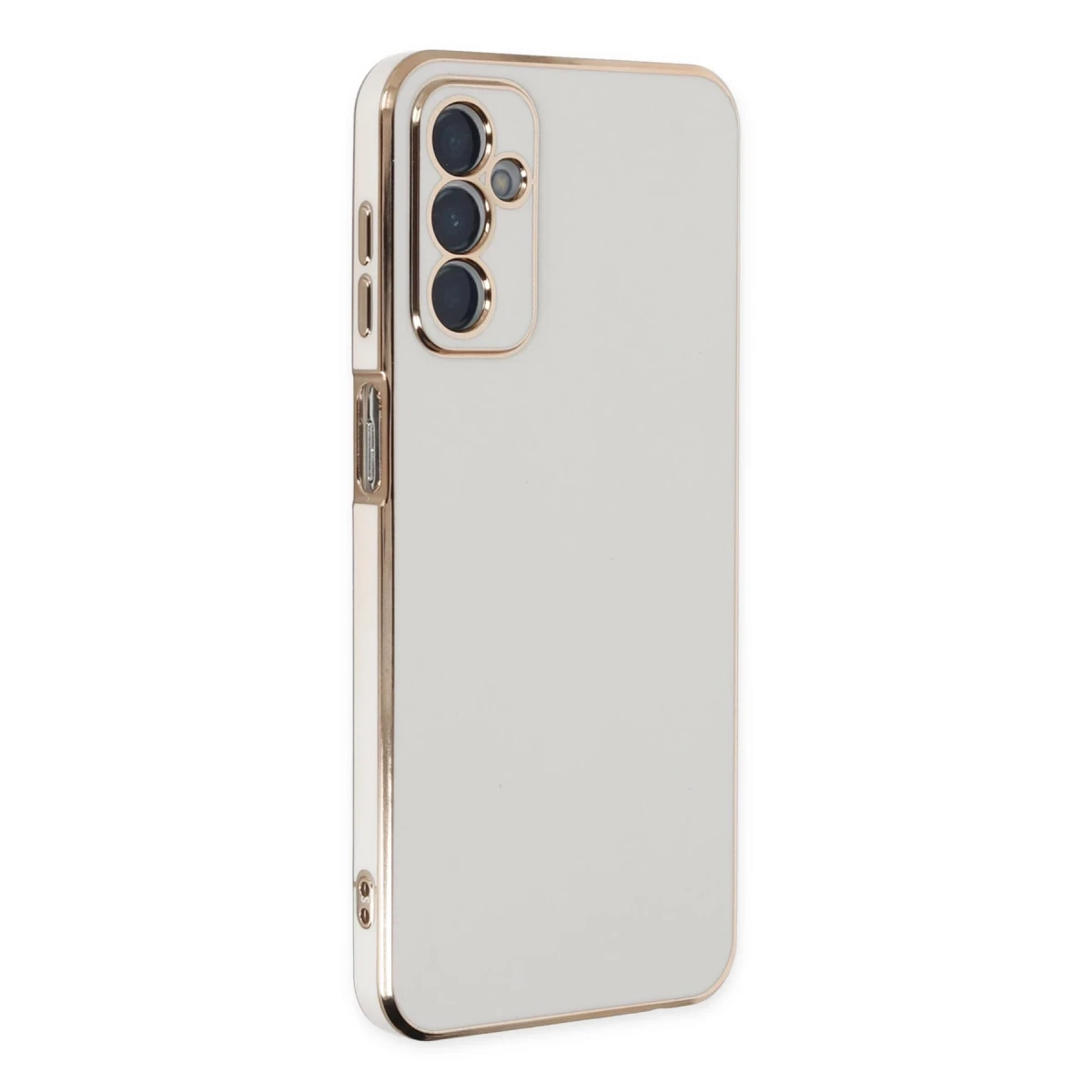 Samsung Galaxy M23 Kılıf Volet Silikon - Beyaz