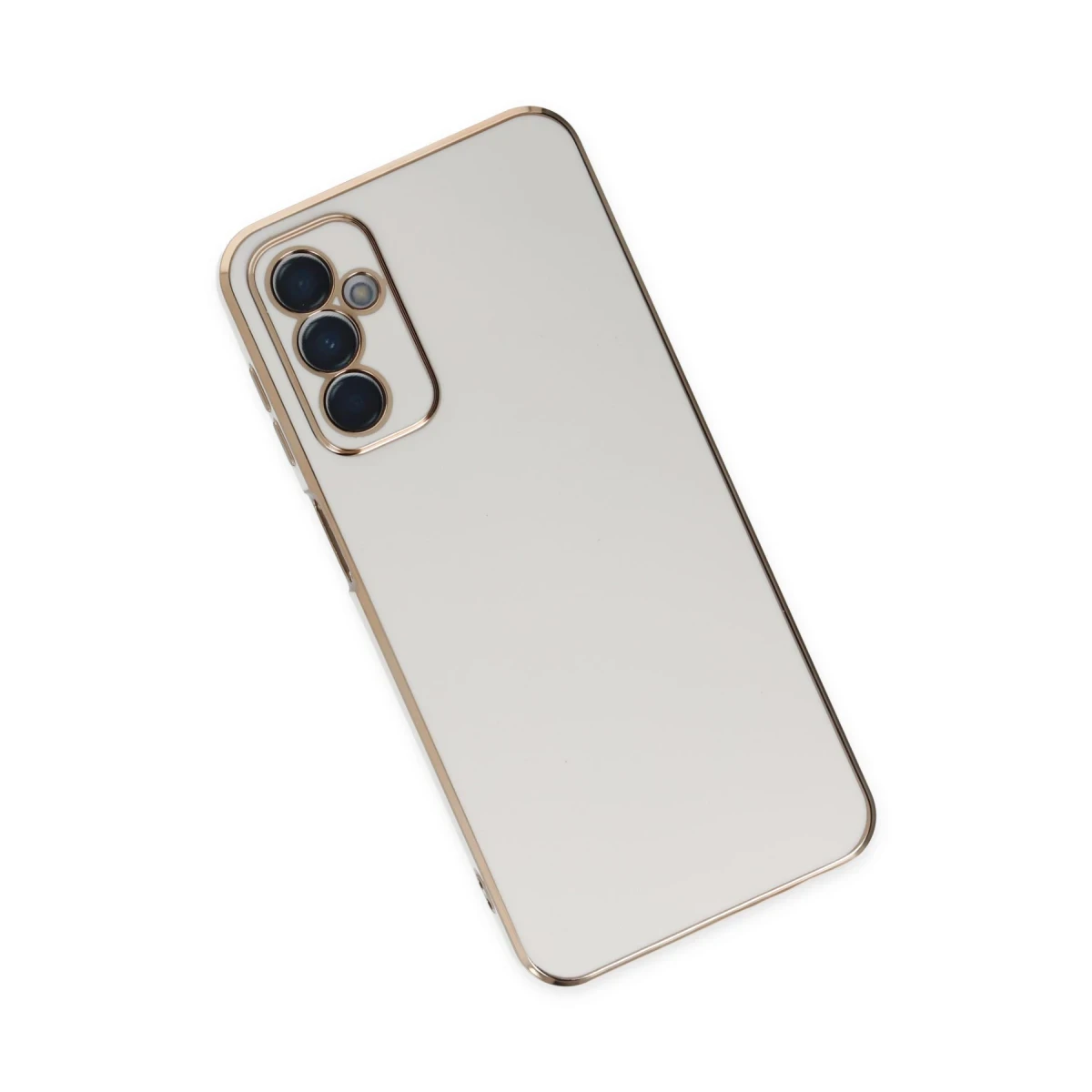 Samsung Galaxy M23 Kılıf Volet Silikon - Beyaz