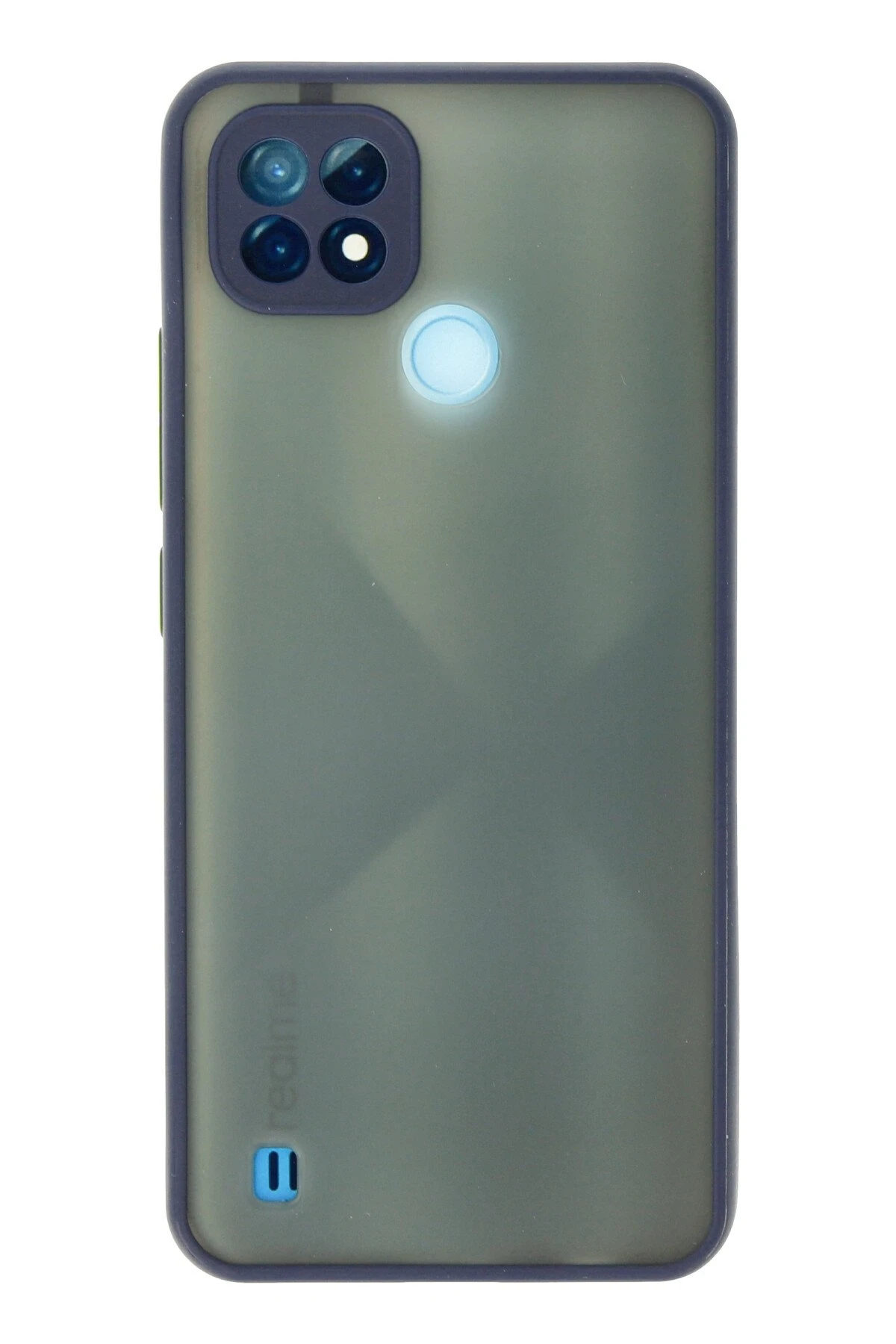 Newface Realme C21 Kılıf Montreal Silikon Kapak - Lacivert