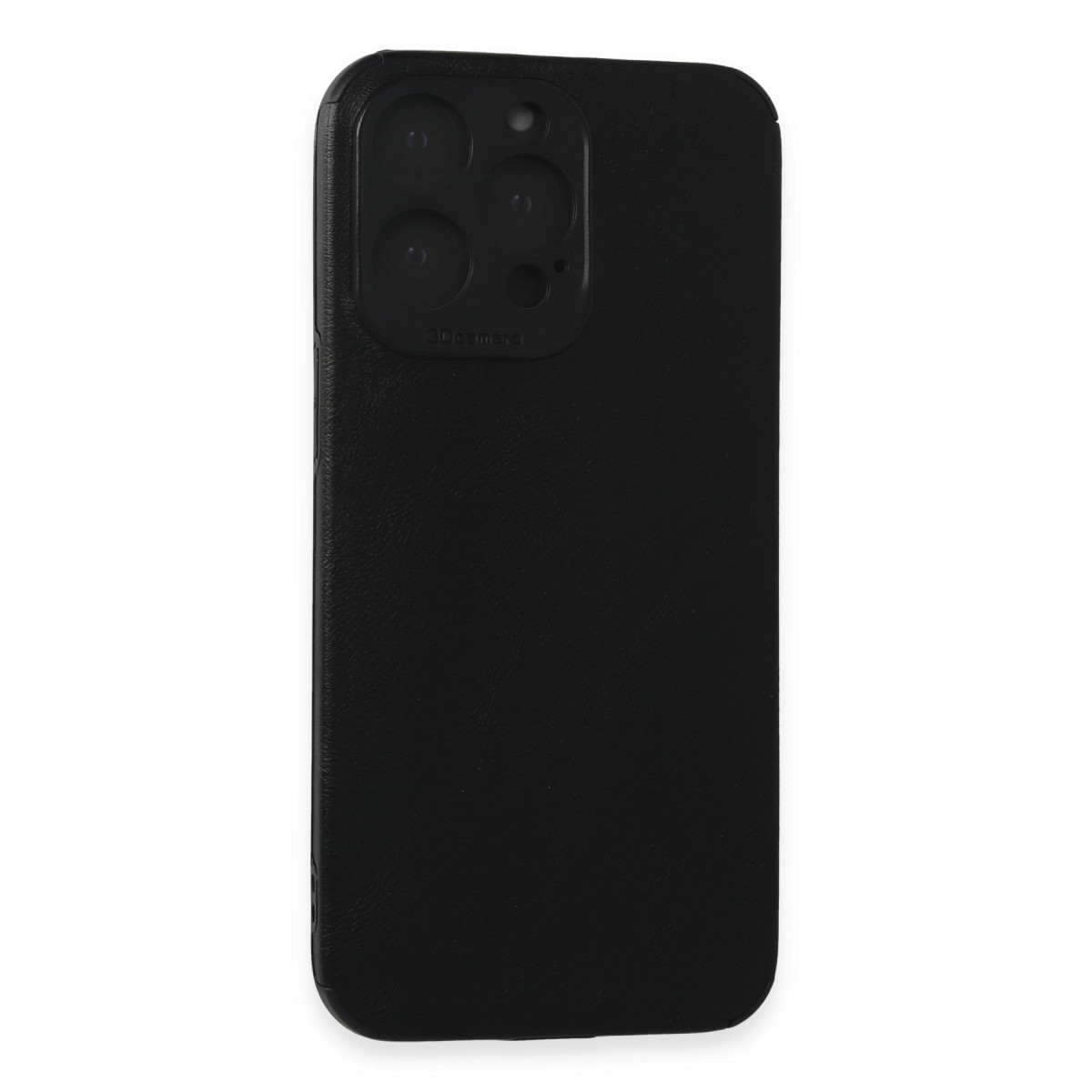 Newface Apple iPhone 15 Pro Kılıf Loop Deri Silikon - Siyah — görsel 10