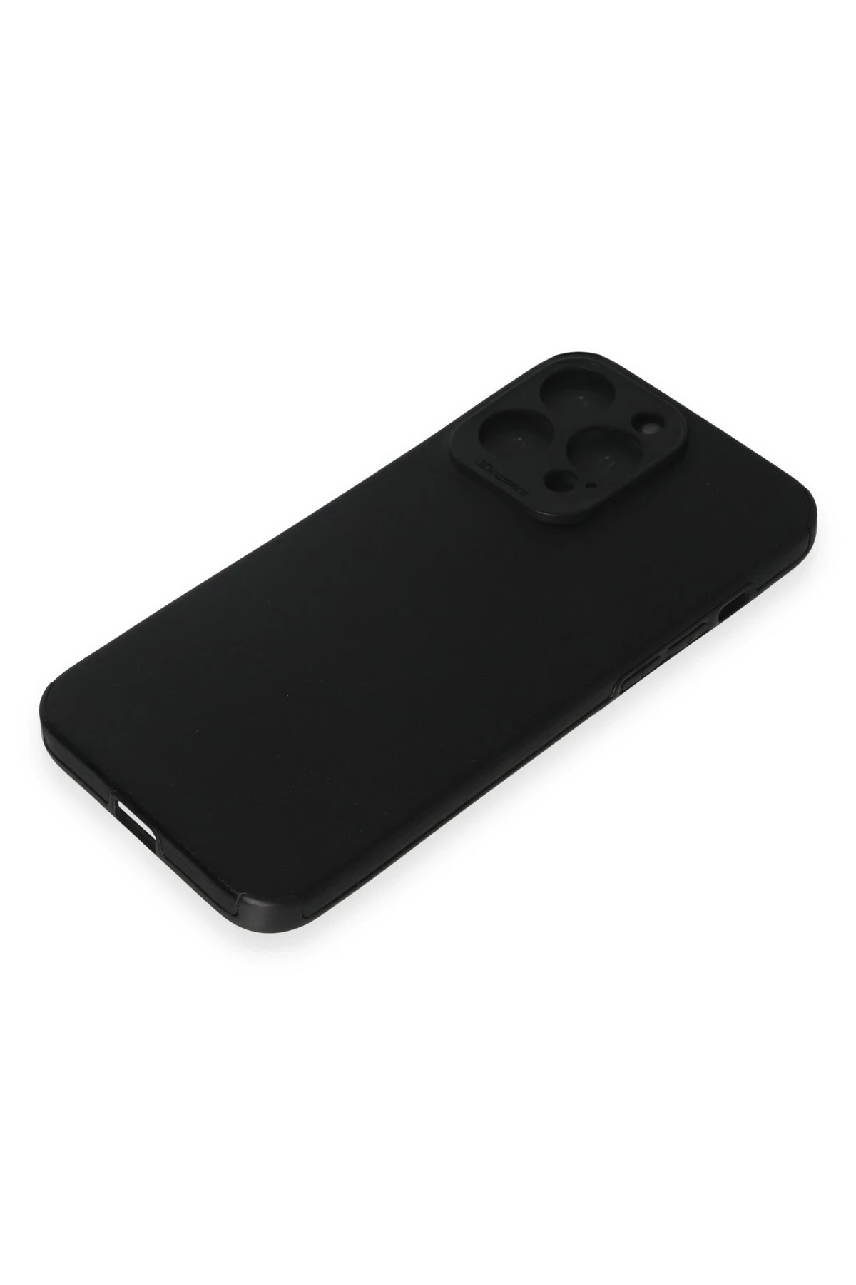 Newface Apple iPhone 15 Pro Kılıf Loop Deri Silikon - Siyah — görsel 4