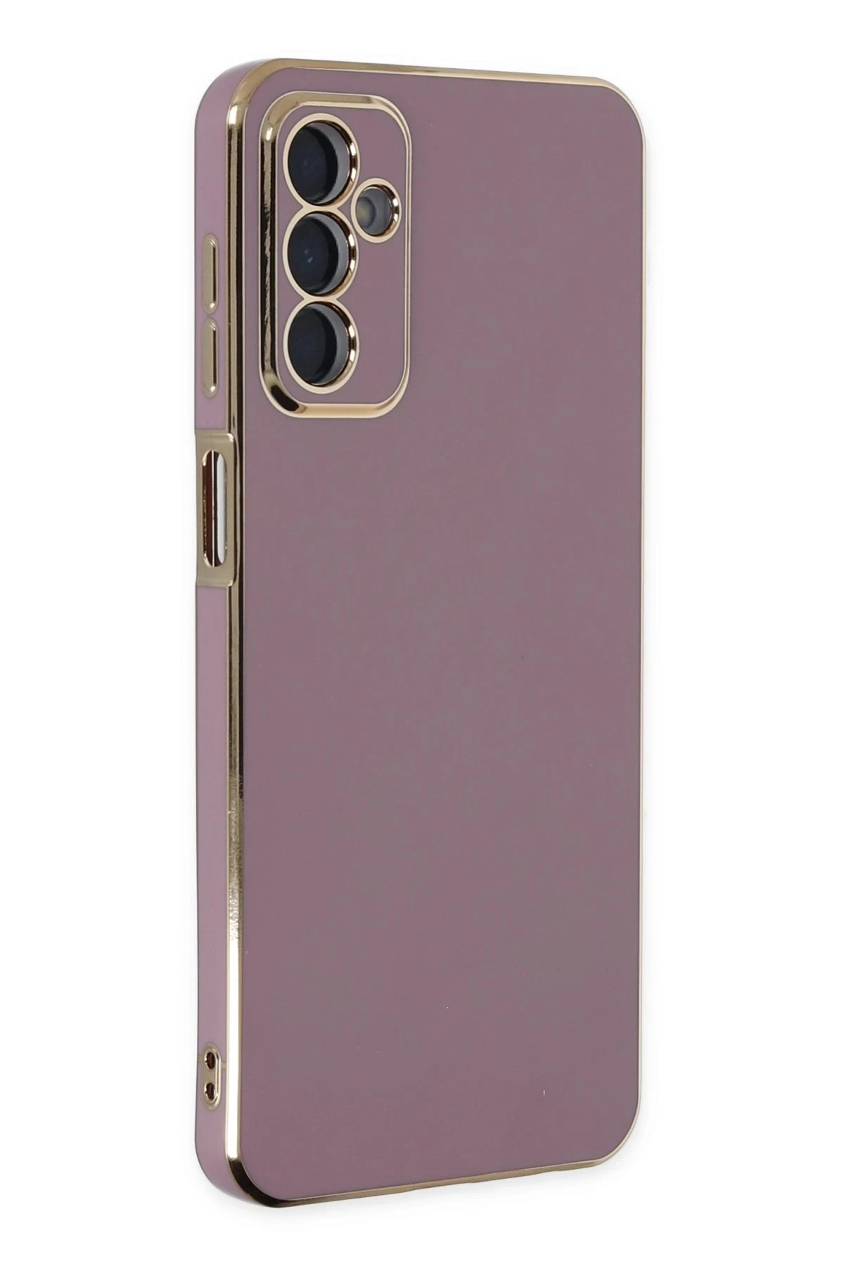 Newface Samsung Galaxy M23 Kılıf Volet Silikon - Mor