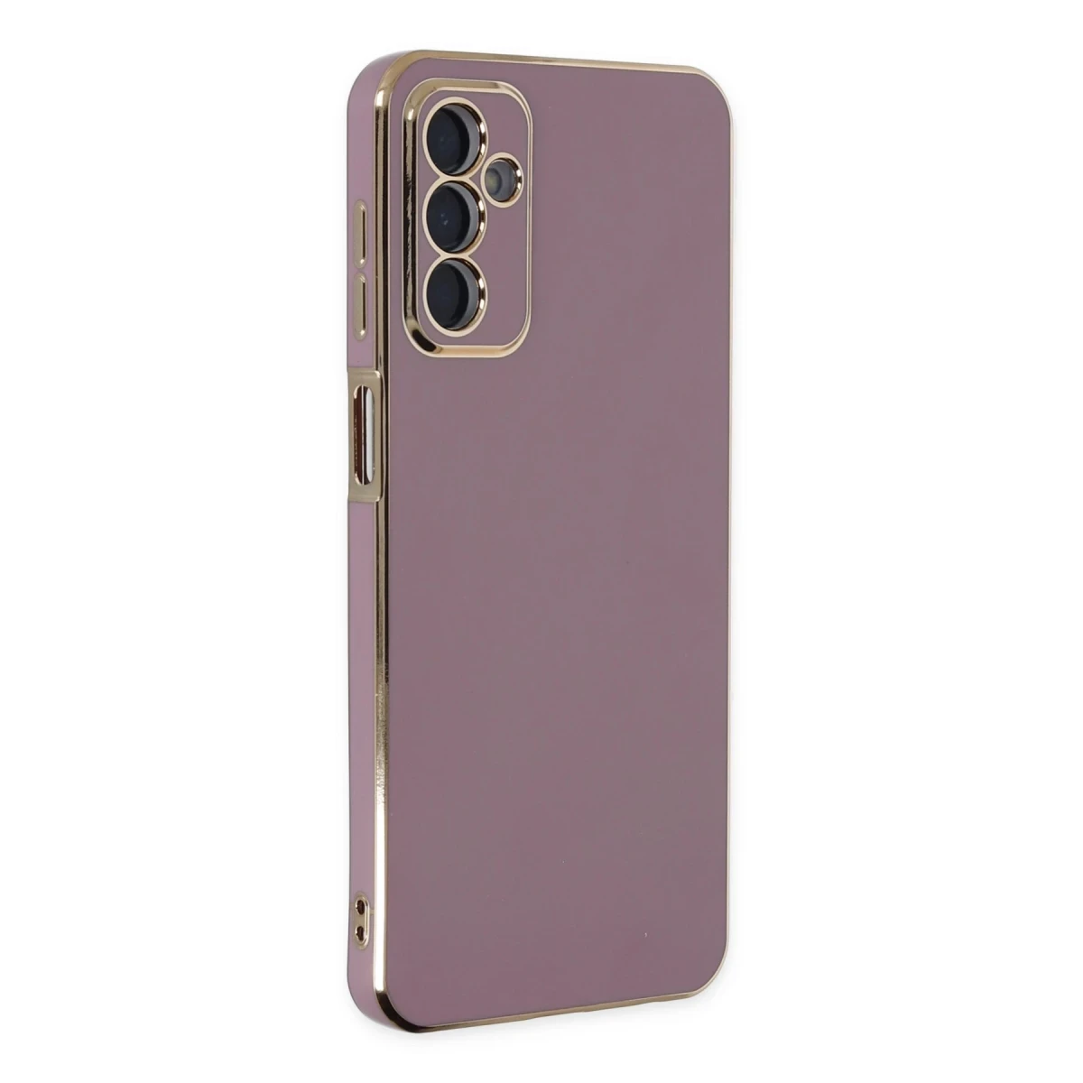 Newface Samsung Galaxy M23 Kılıf Volet Silikon - Mor
