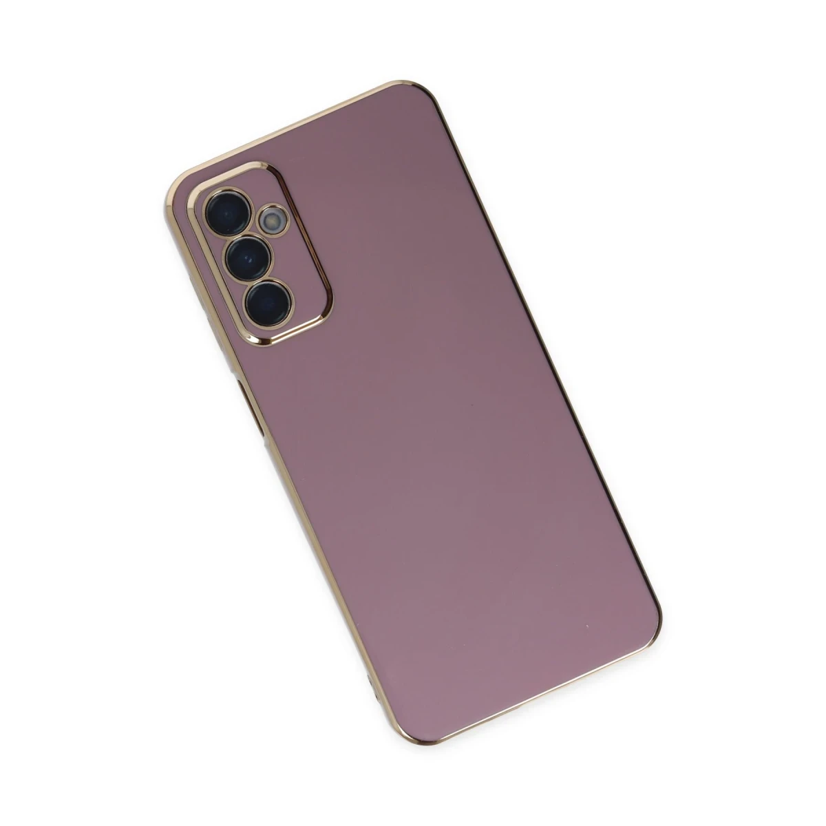 Newface Samsung Galaxy M23 Kılıf Volet Silikon - Mor