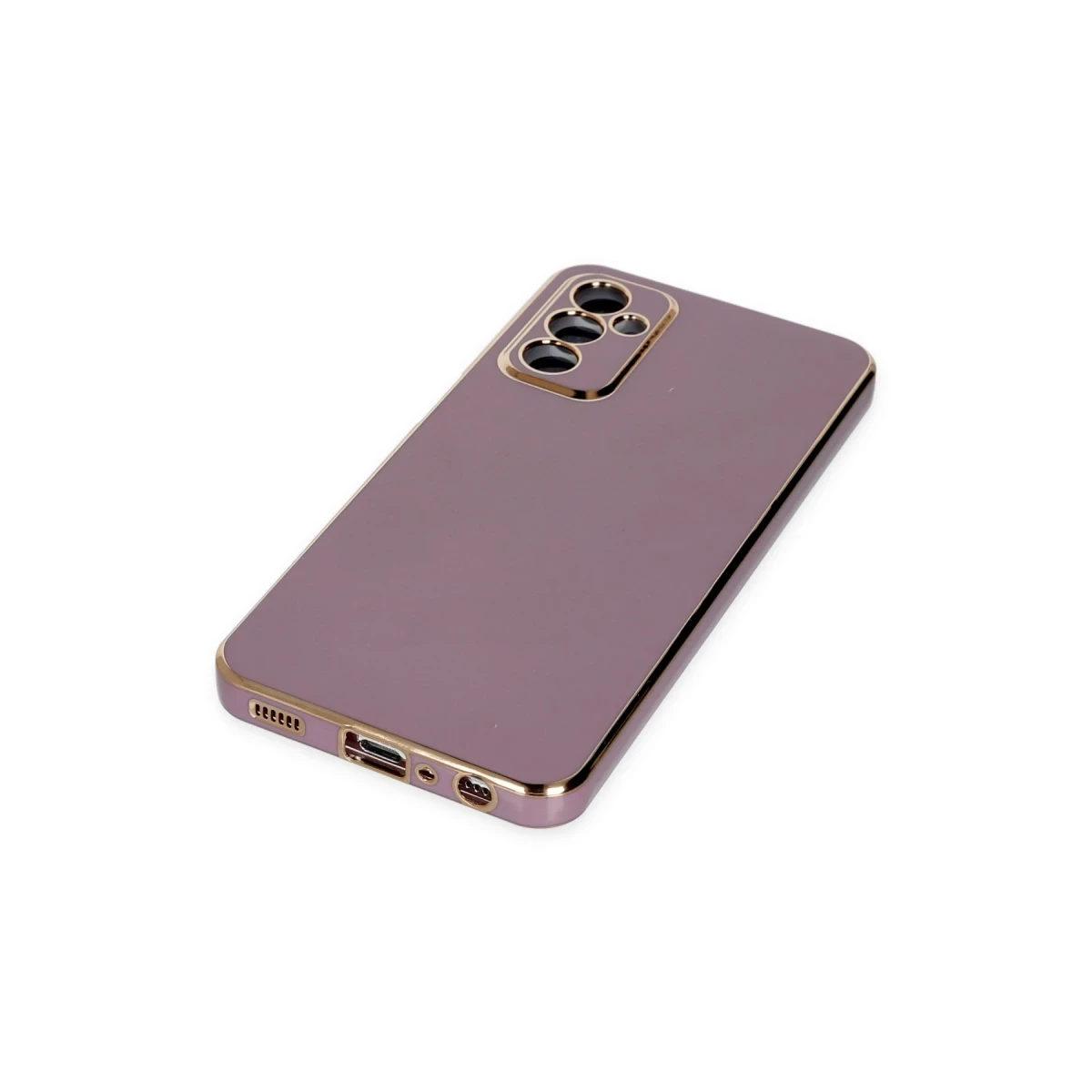 Newface Samsung Galaxy M23 Kılıf Volet Silikon - Mor