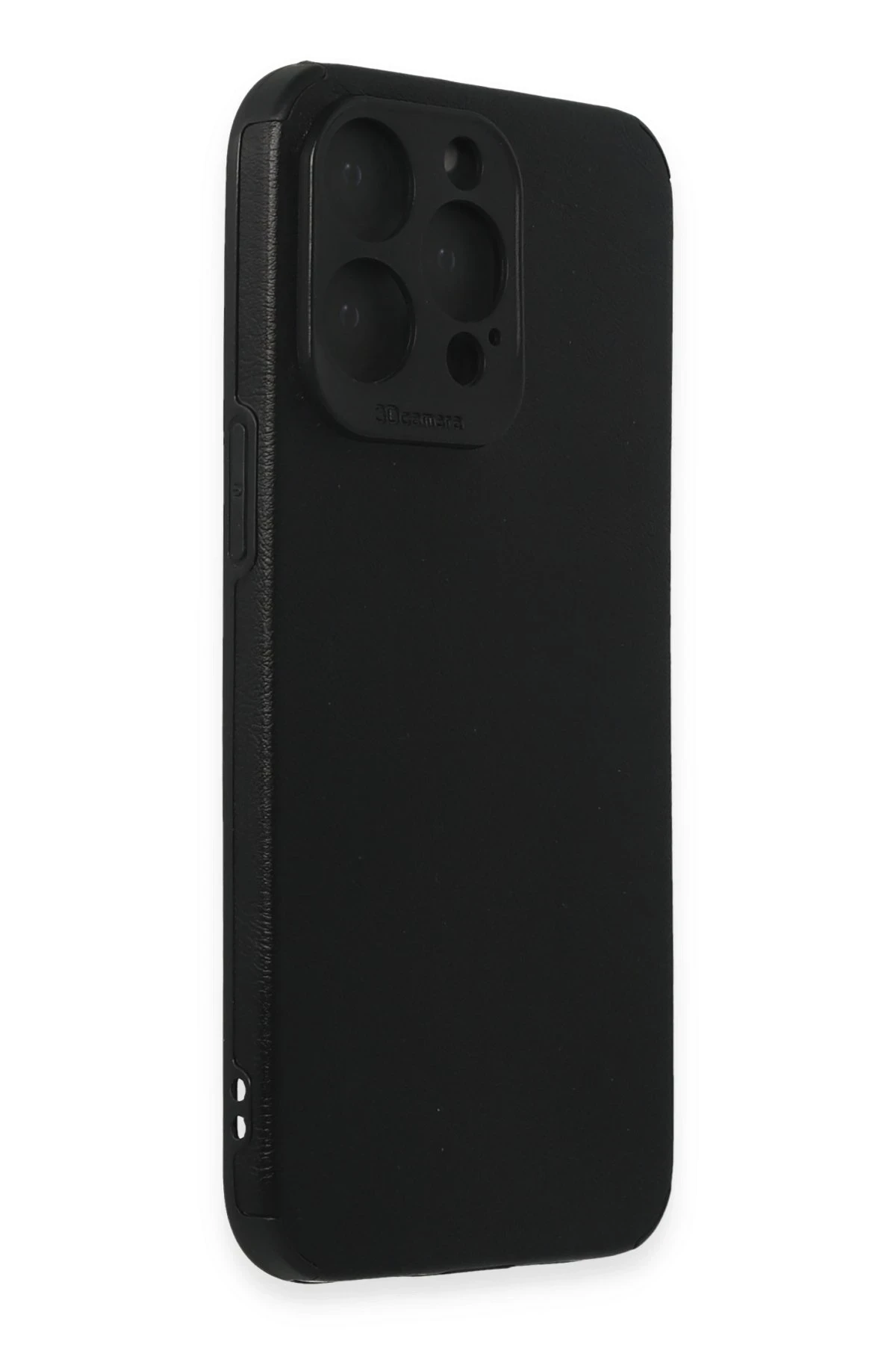 Newface Apple iPhone 15 Pro Max Kılıf Loop Deri Silikon - Siyah — görsel 2