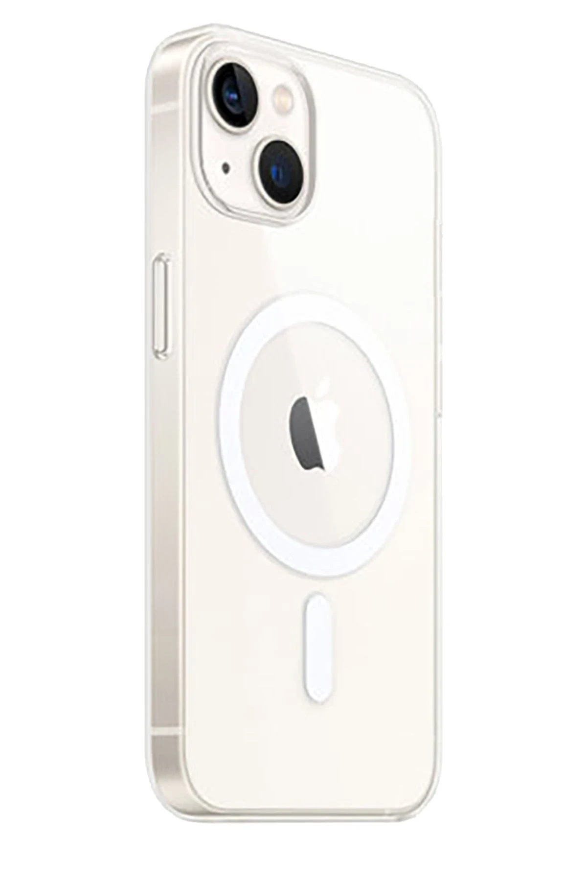 Newface Apple iPhone 15 Plus Kılıf Magneticsafe Şeffaf Silikon - Şeffaf