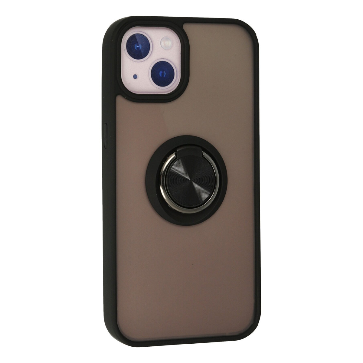 Newface Apple iPhone 15 Kılıf Montreal Yüzüklü Silikon Kapak - Siyah — görsel 9