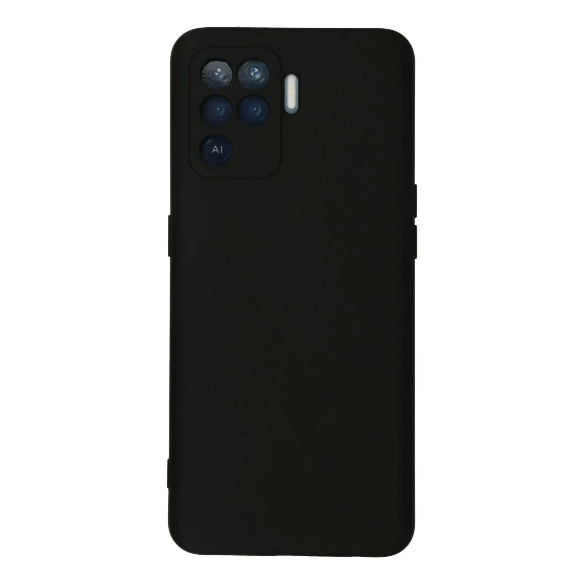 Newface Oppo Reno 5 Lite Kılıf Nano içi Kadife Silikon - Siyah — görsel 4