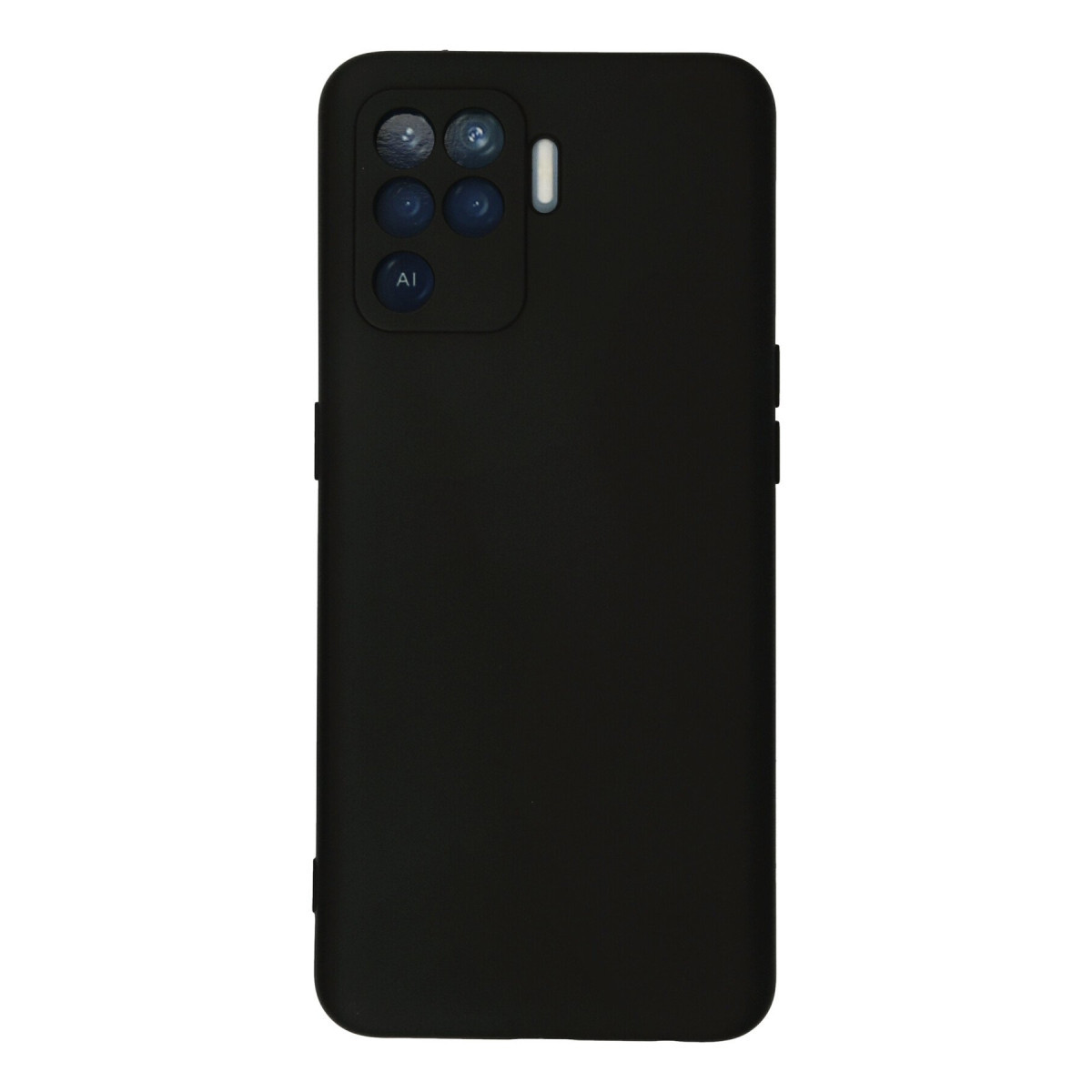 Newface Oppo Reno 5 Lite Kılıf Nano içi Kadife Silikon - Siyah — görsel 7