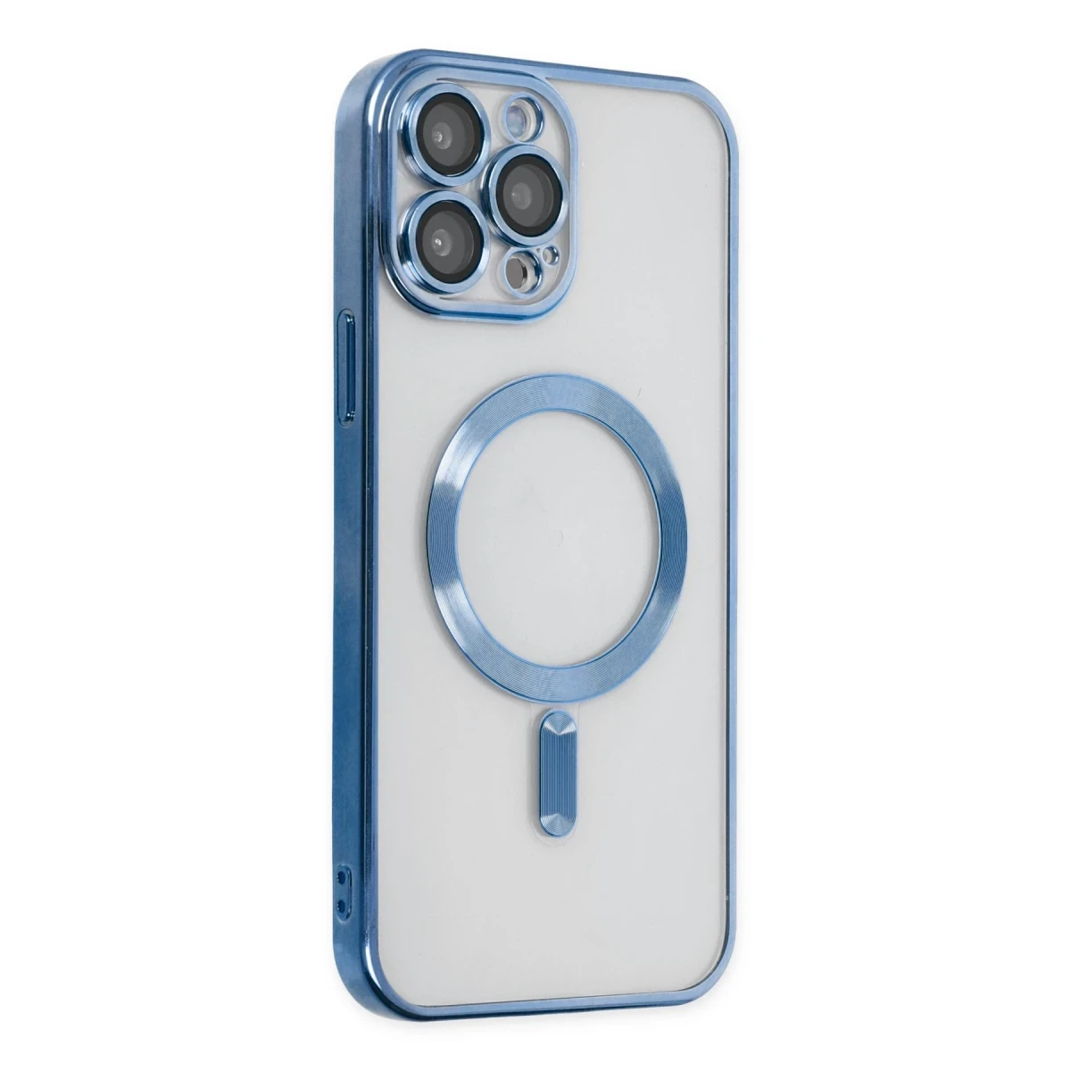 Newface Apple iPhone 13 Pro Max Kılıf Kross Magneticsafe Kapak - Sierra Blue
