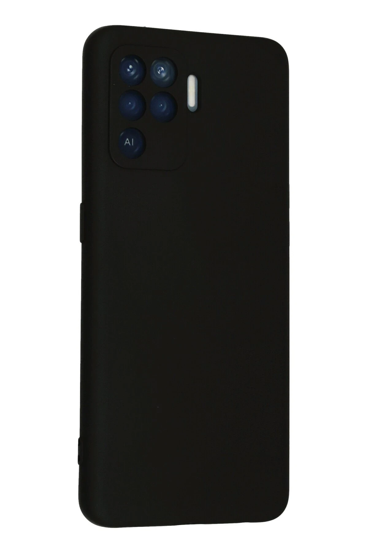 Newface Oppo Reno 5 Lite Kılıf Nano içi Kadife Silikon - Siyah — görsel 2