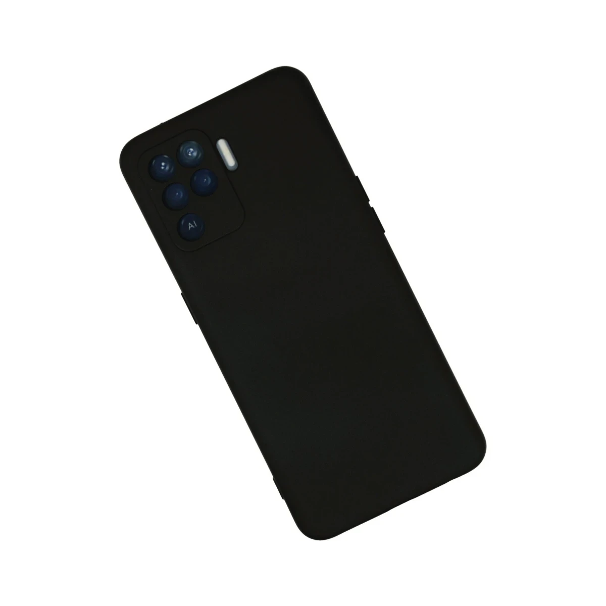 Newface Oppo Reno 5 Lite Kılıf Nano içi Kadife Silikon - Siyah — görsel 6