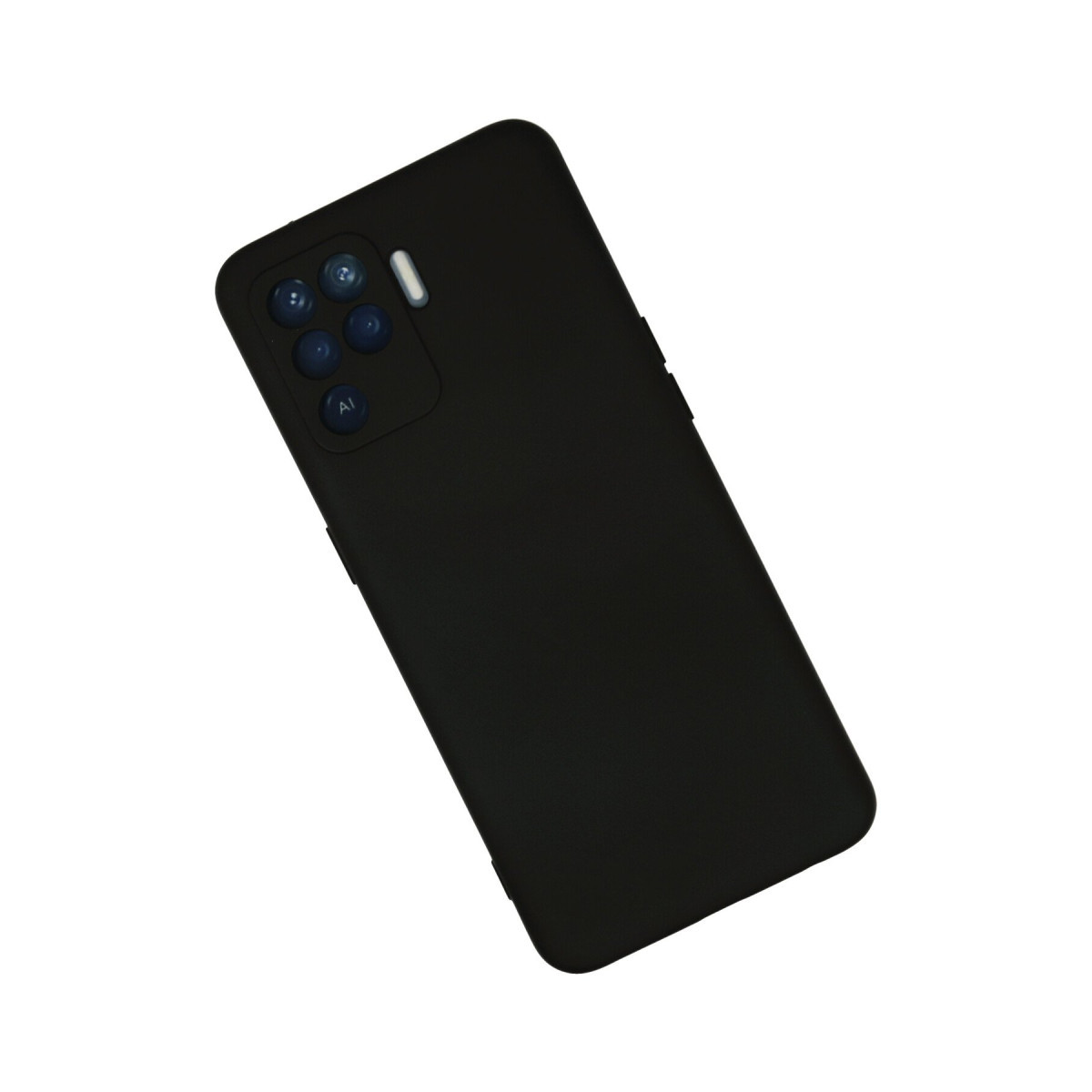 Newface Oppo Reno 5 Lite Kılıf Nano içi Kadife Silikon - Siyah — görsel 9