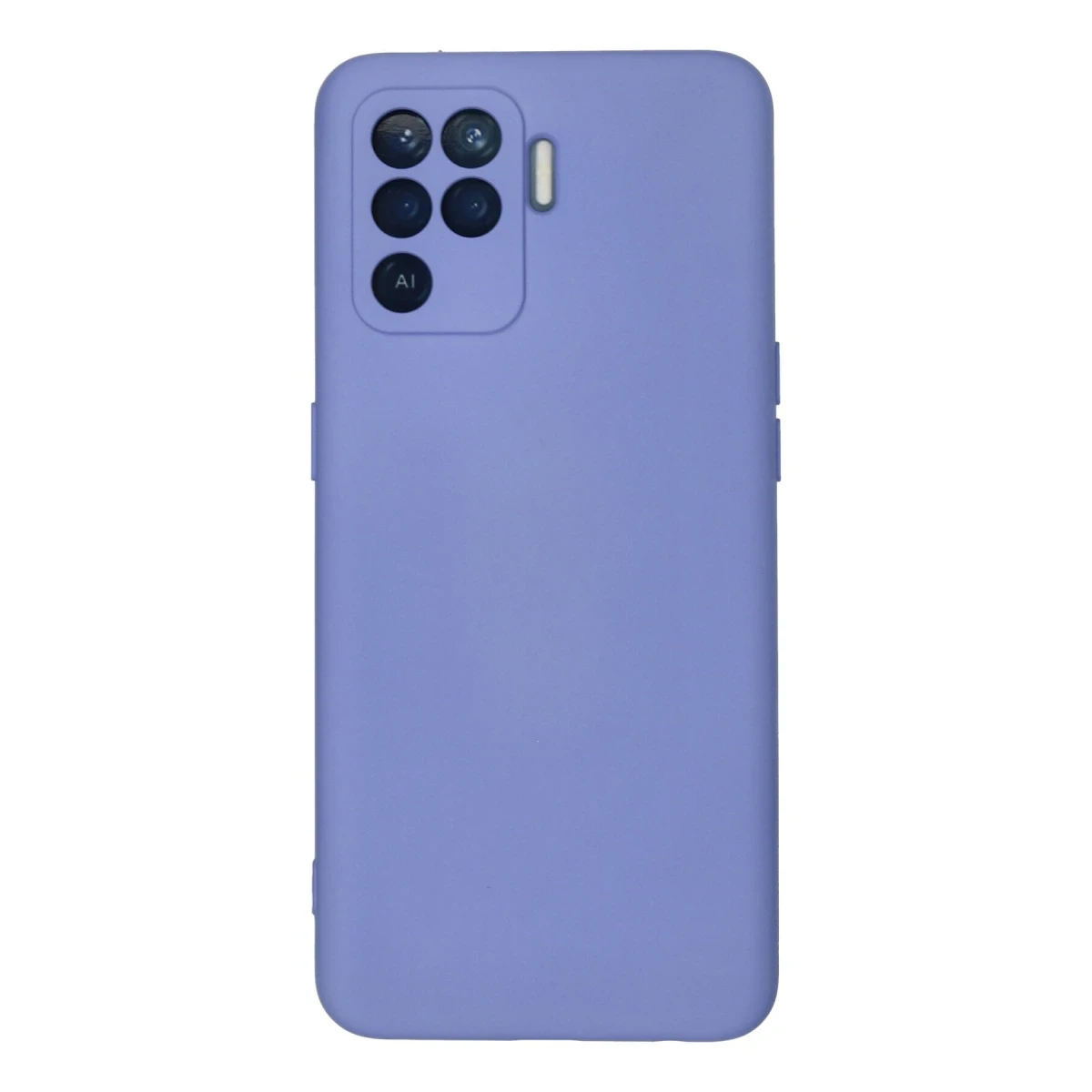 Newface Oppo Reno 5 Lite Kılıf Nano içi Kadife Silikon - Lila